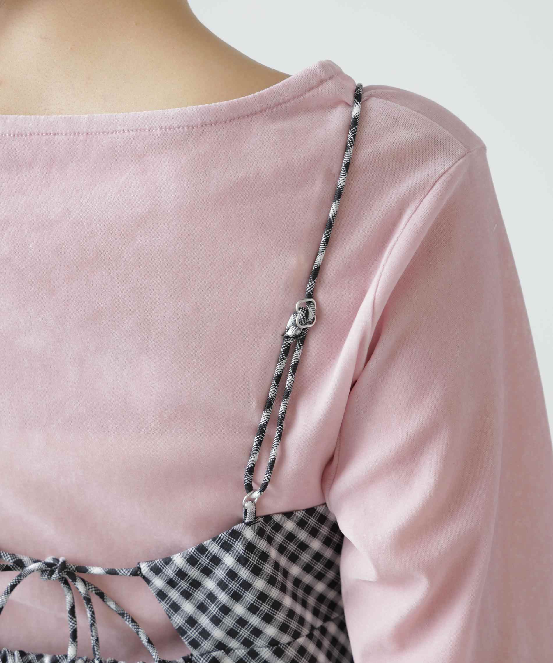 2ストラップマーメイドキャミワンピース ブラックベース①1