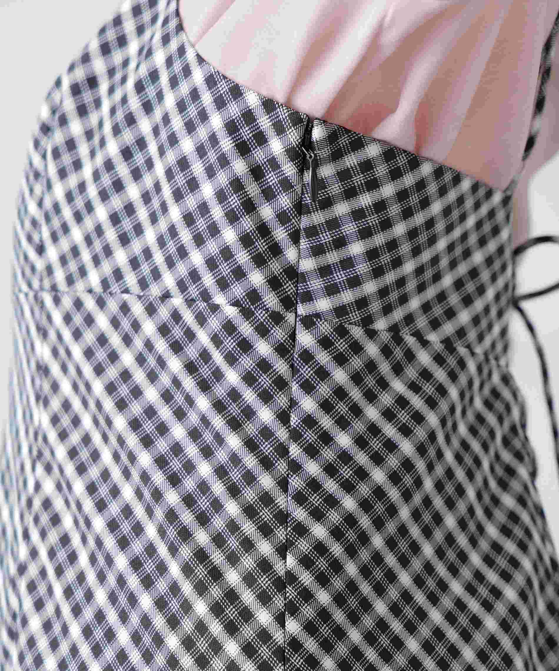 2ストラップマーメイドキャミワンピース ブラックベース①1