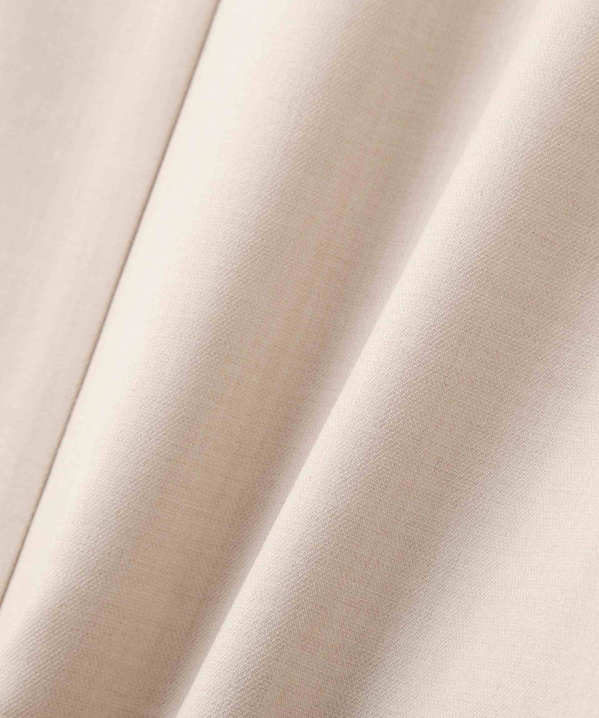 梳毛調合繊ステッチナローキャミワンピース ライトベージュ