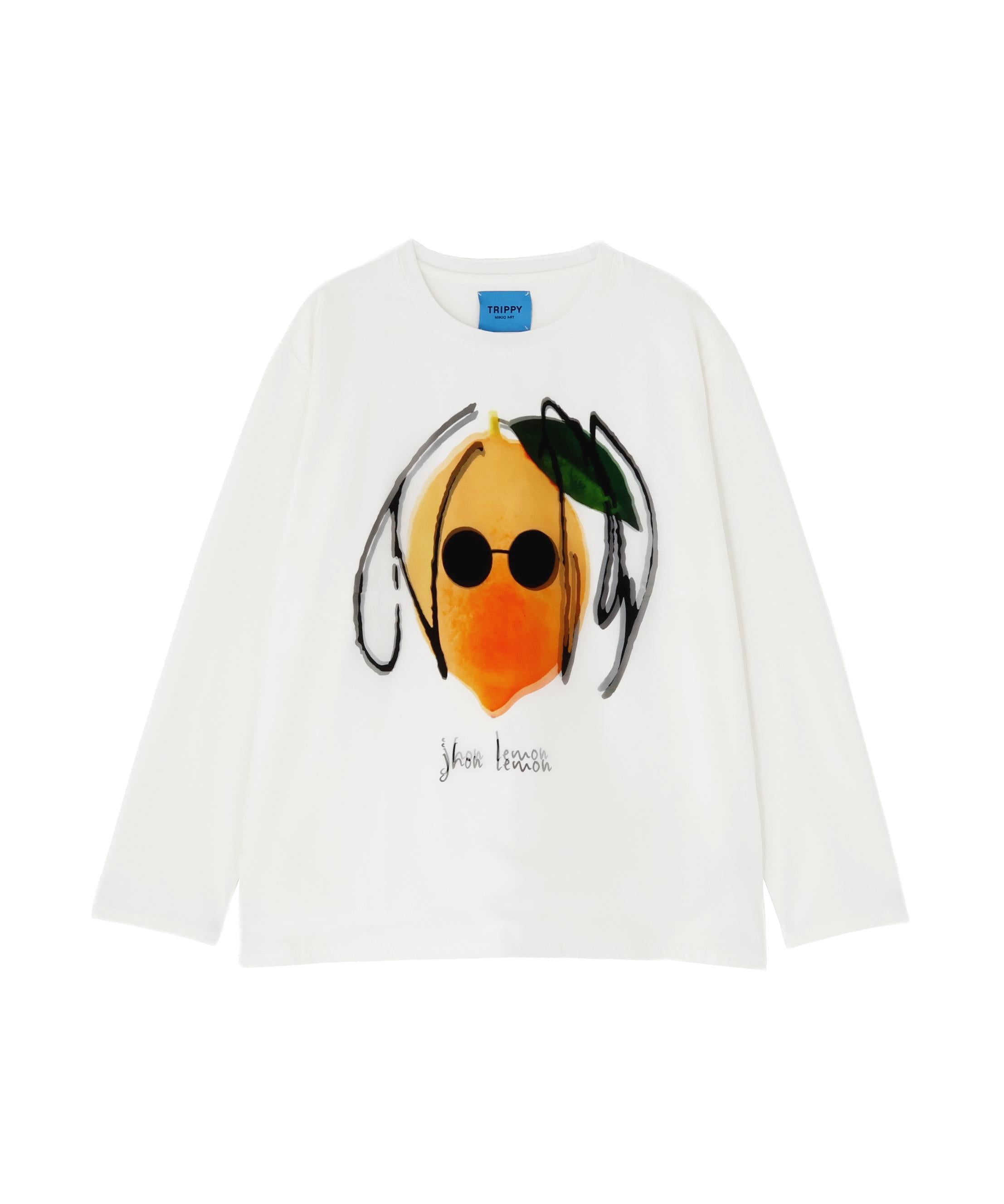 maxsix(マックスシックス)JOHN LEMON 3D L/S TEE ホワイト