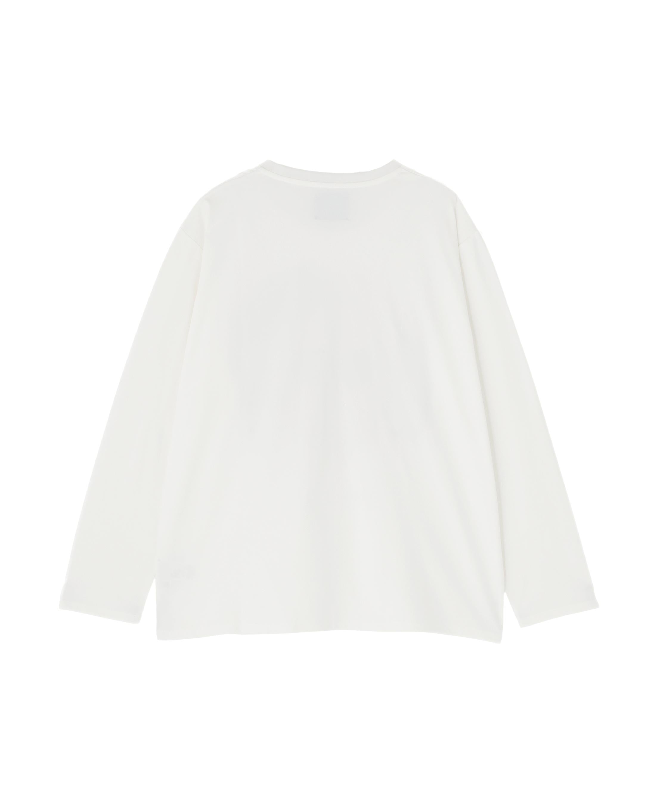 maxsix(マックスシックス)JOHN LEMON 3D L/S TEE ホワイト