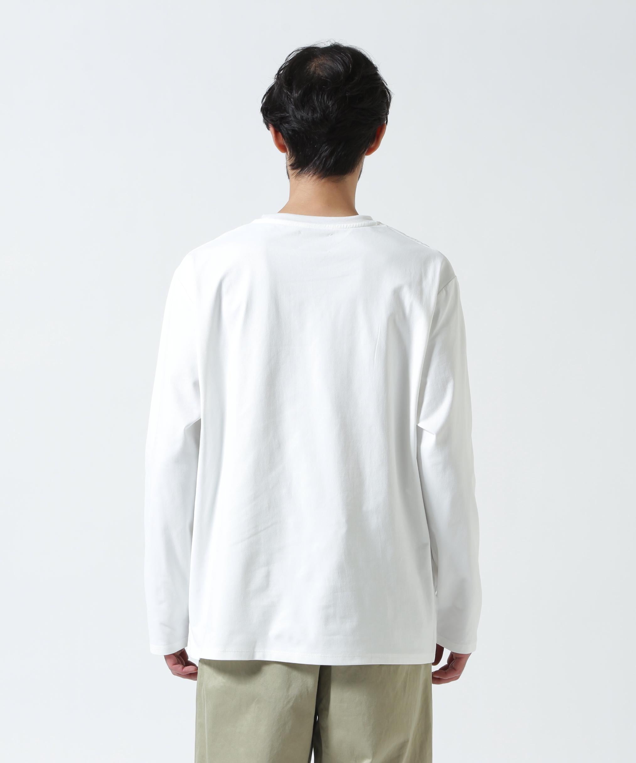 maxsix(マックスシックス)JOHN LEMON 3D L/S TEE ホワイト