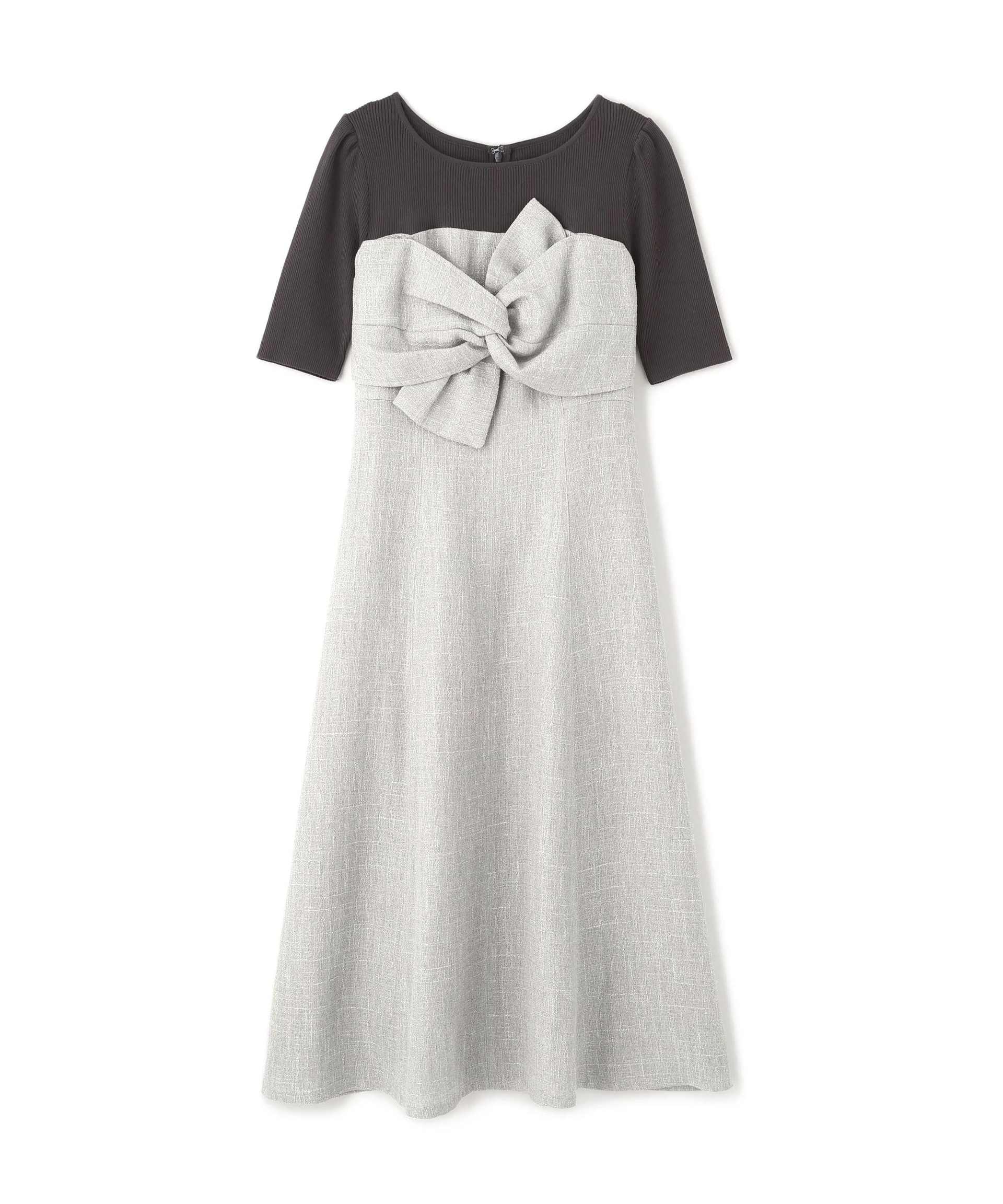 ドッキングワンピース グレー