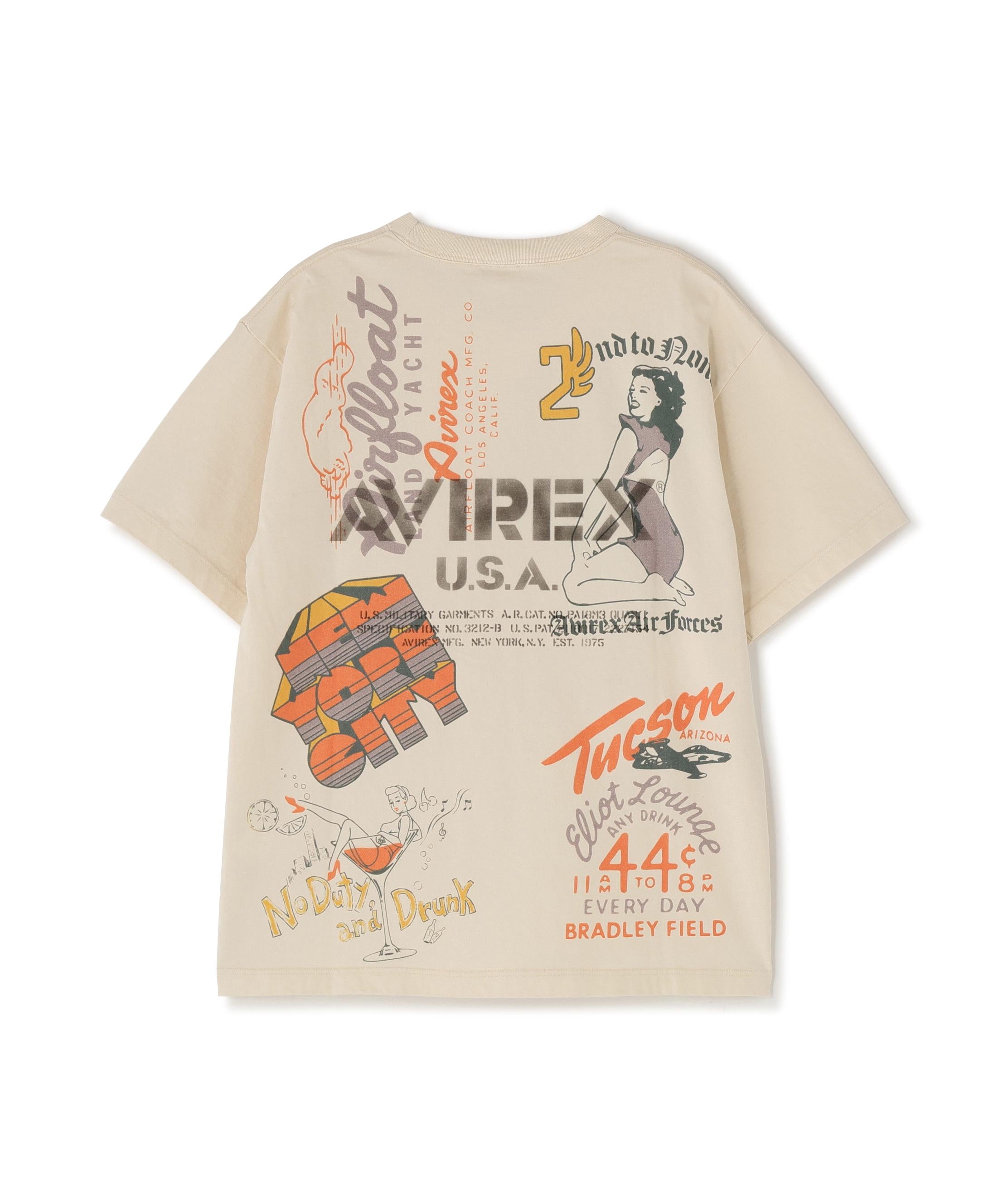 ARCHIVE PRINT T-SHIRT ナチュラル4