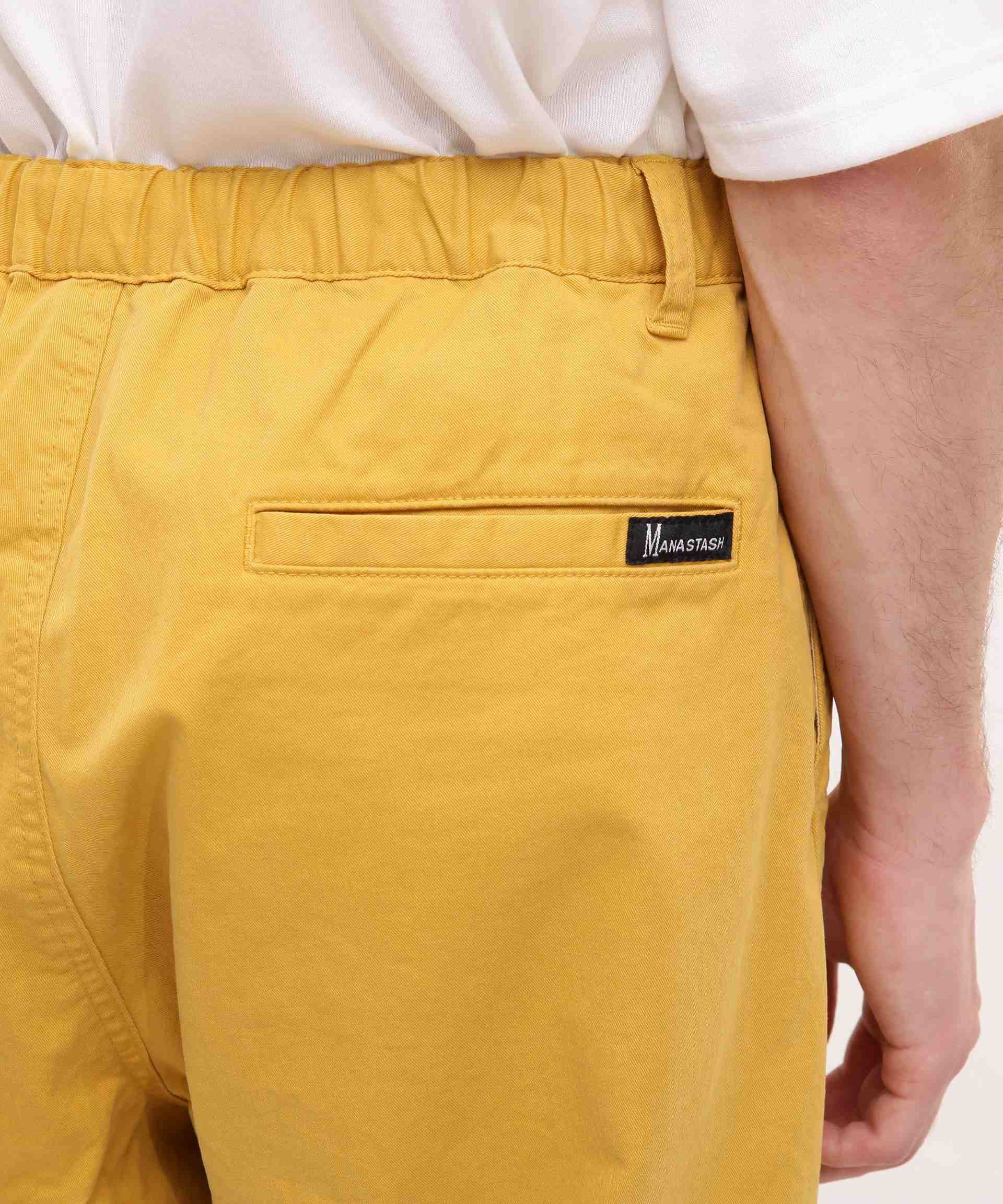 MANASTASH/マナスタッシュ/>ELAX CLIMRE> PANTS イエロー