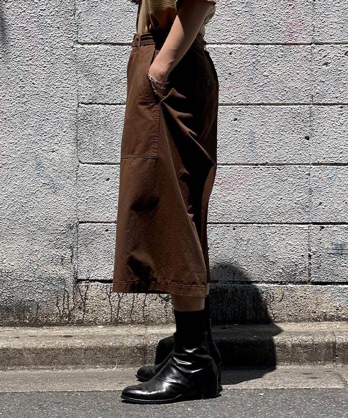 Toironier/トワロニエ/Belted Chino Shorts ブラウン