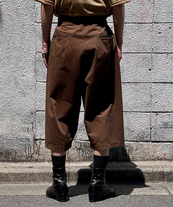 Toironier/トワロニエ/Belted Chino Shorts ブラウン