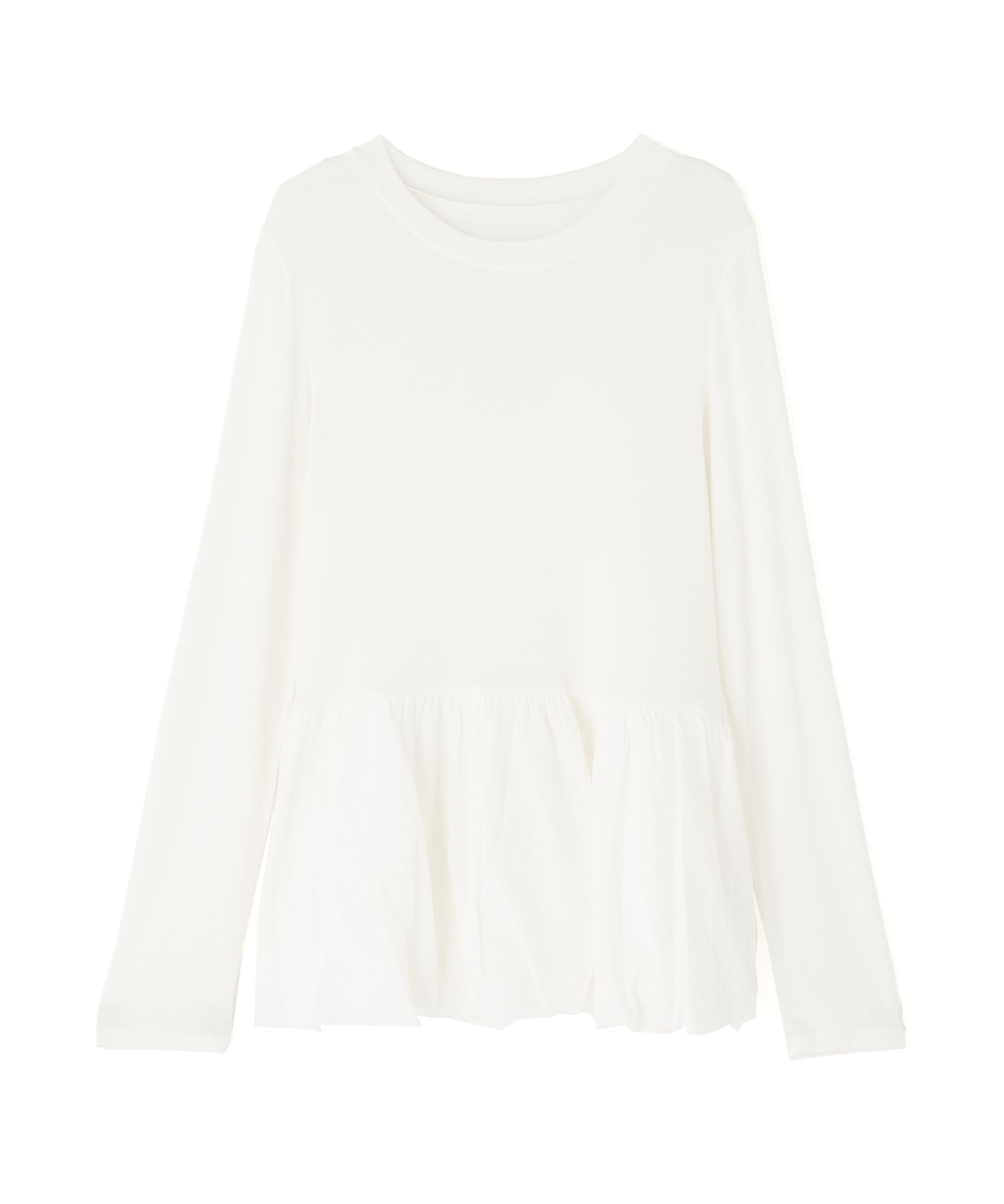 長袖裾フリルカットソー バルーン2