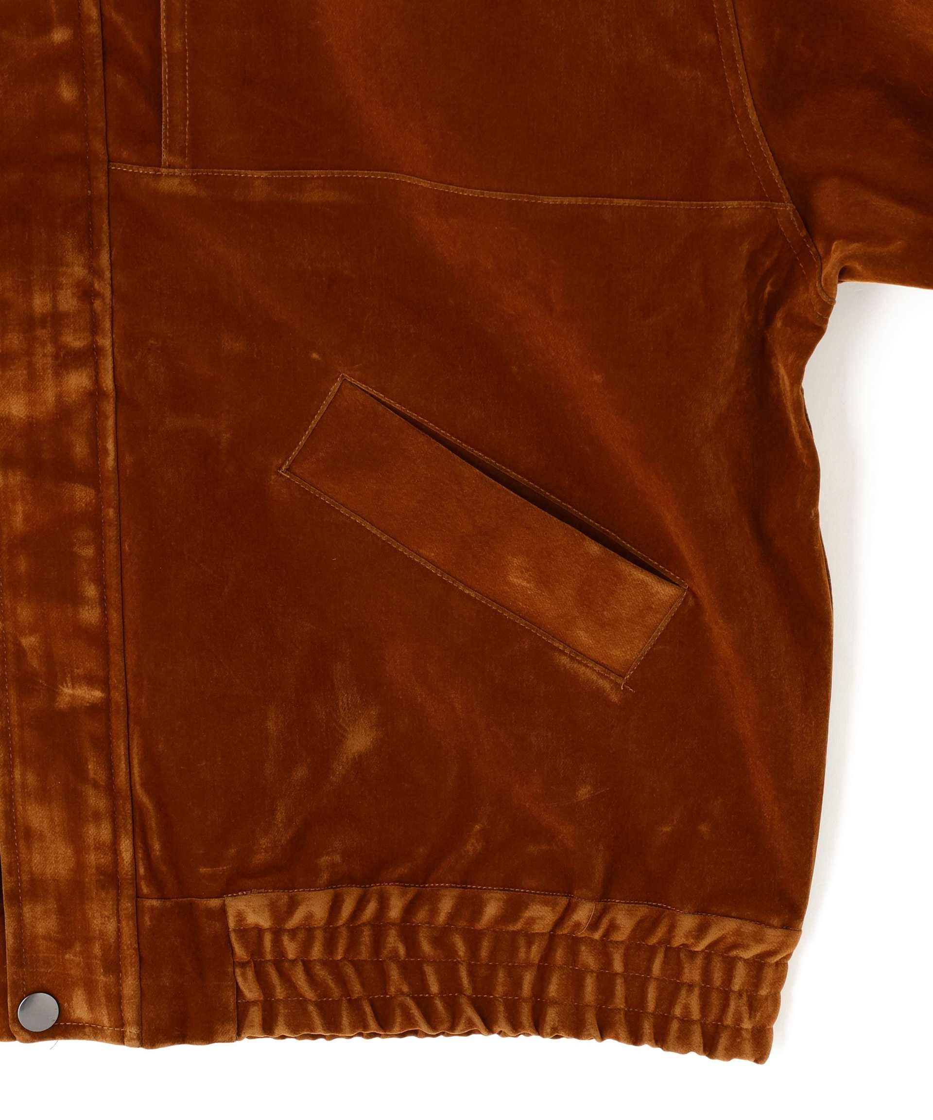 DankeSchon/ダンケシェーン/FLOCKY DENIM JACKET ブラウン