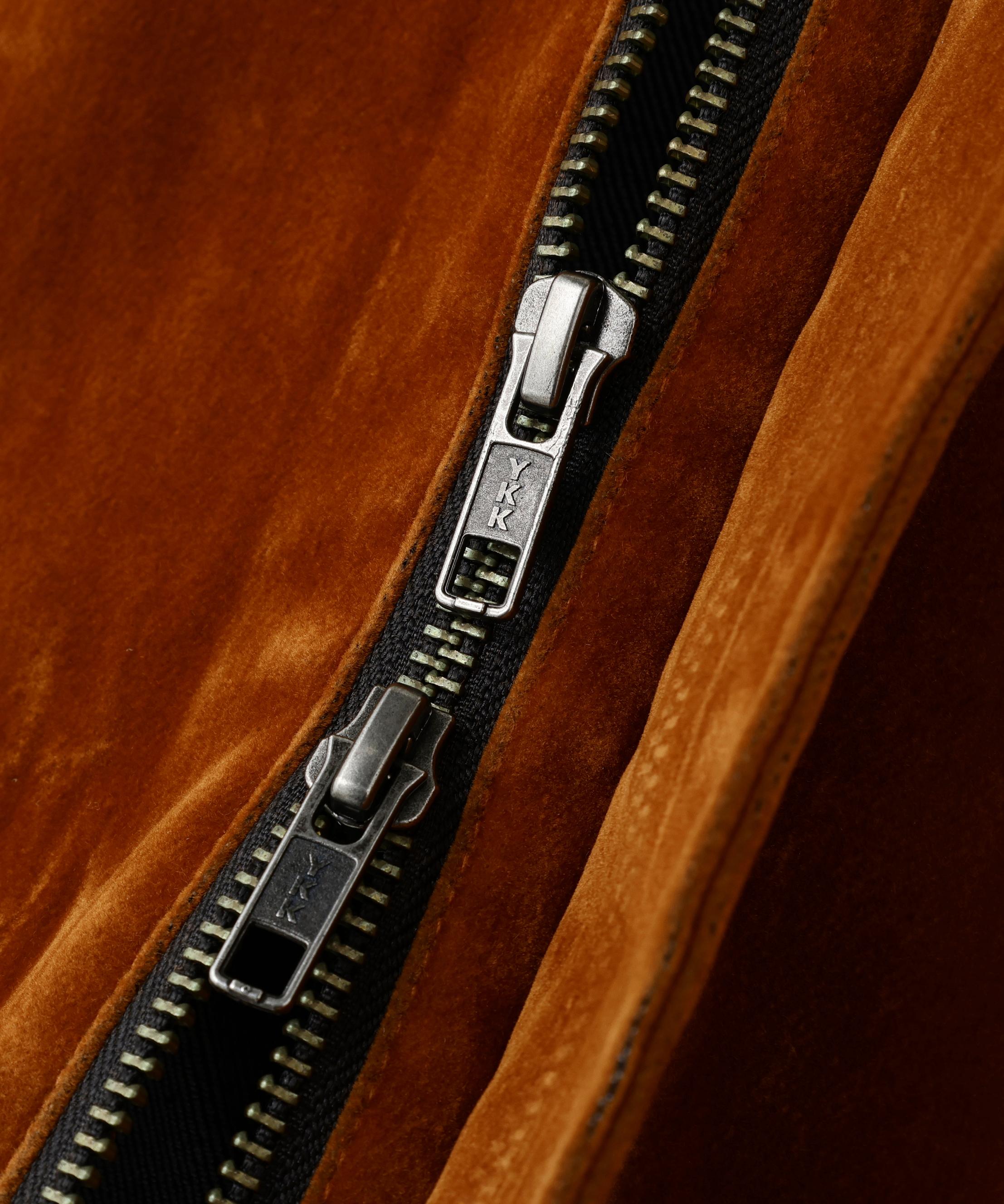 DankeSchon/ダンケシェーン/FLOCKY DENIM JACKET ブラウン