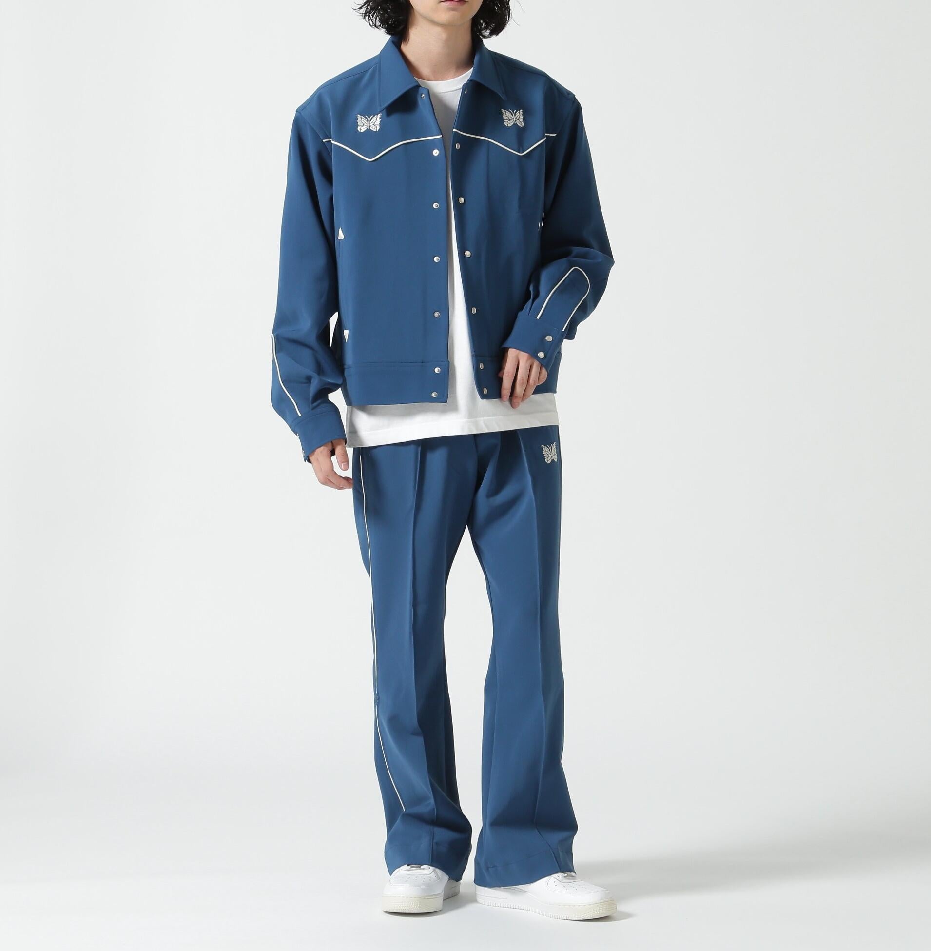 Needles/ニードルズ Piping Cowoy Pant - Doule Cloth ブルー