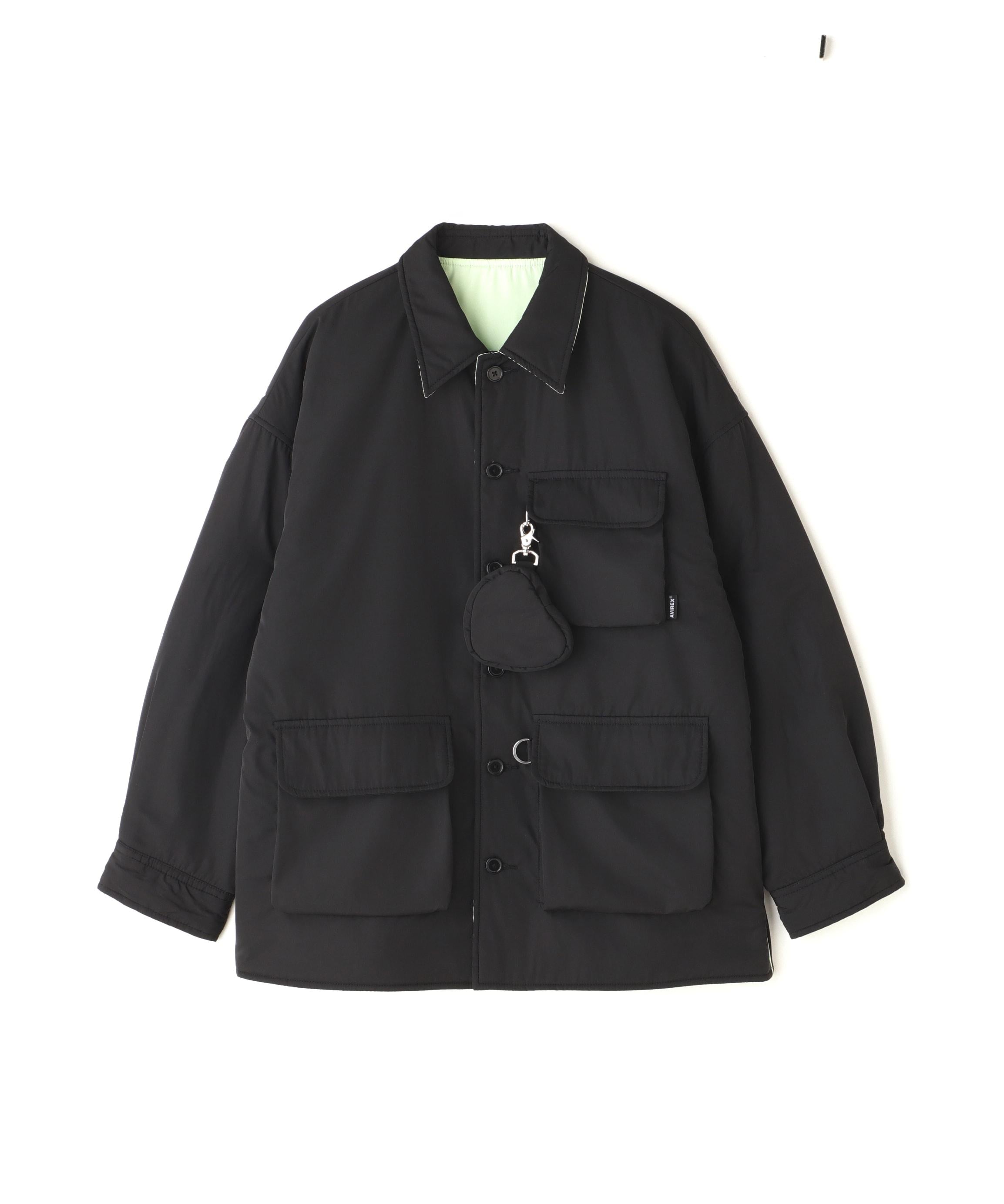 《AVI>EX×Little sunny ite 》>EVE>SIRLE SHI>T/《アヴィレックス×リトルサニーバイト》リバーシブル ブラック