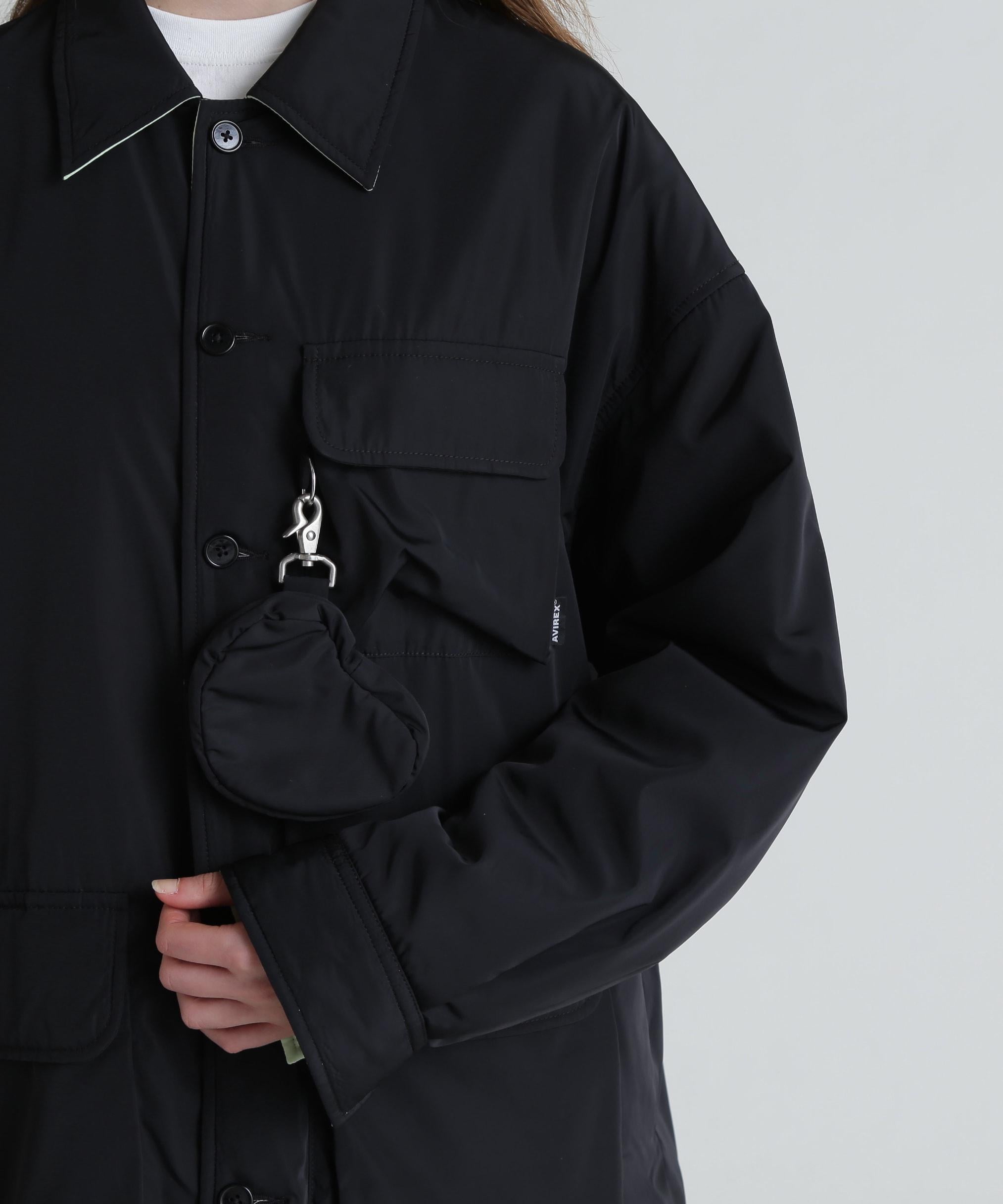 《AVI>EX×Little sunny ite 》>EVE>SIRLE SHI>T/《アヴィレックス×リトルサニーバイト》リバーシブル ブラック