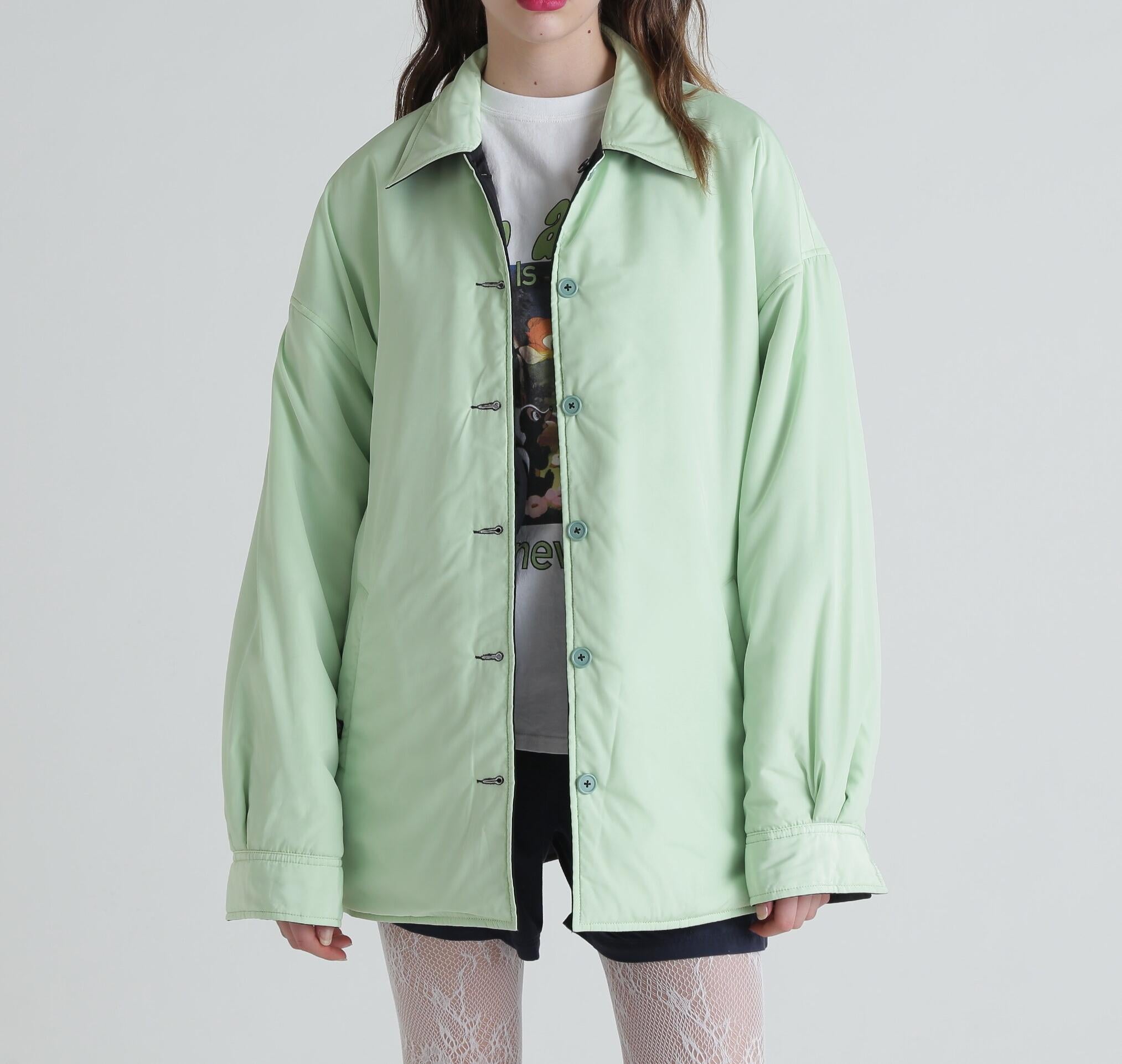 《AVI>EX×Little sunny ite 》>EVE>SIRLE SHI>T/《アヴィレックス×リトルサニーバイト》リバーシブル ブラック