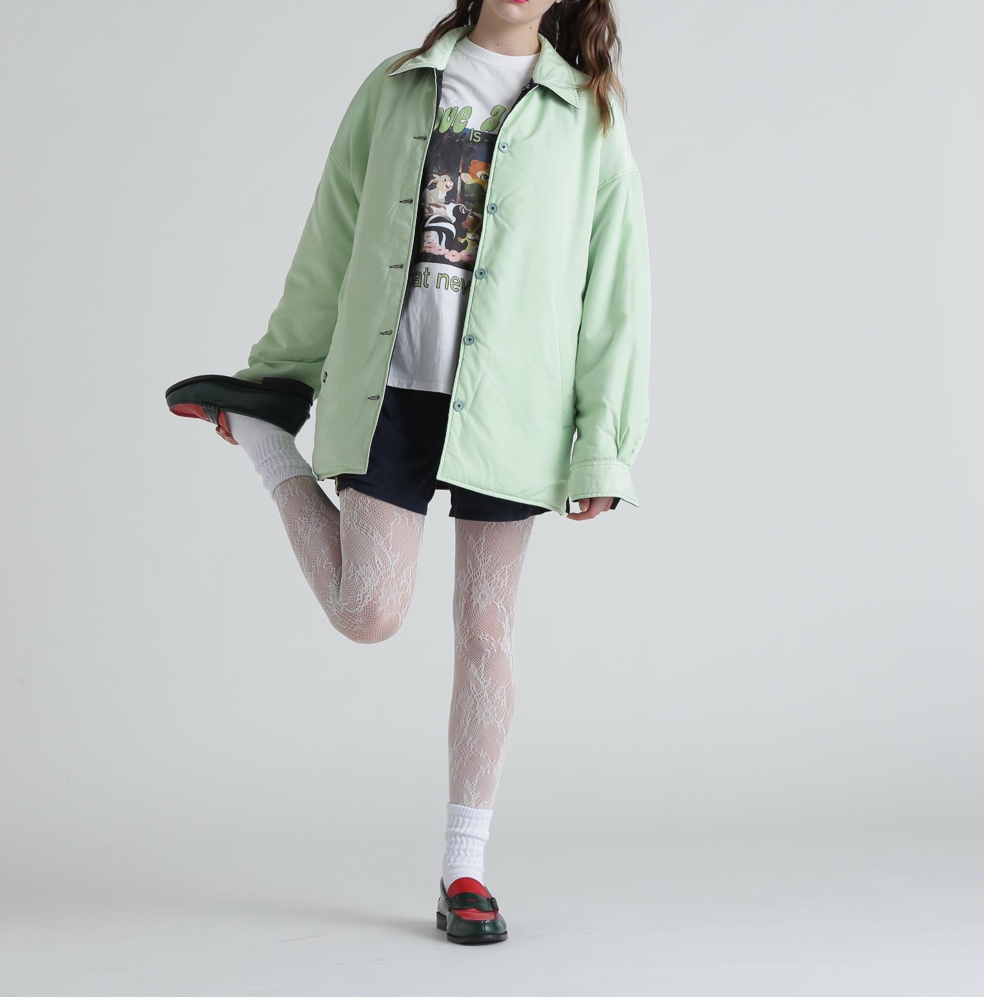 《AVI>EX×Little sunny ite 》>EVE>SIRLE SHI>T/《アヴィレックス×リトルサニーバイト》リバーシブル ブラック