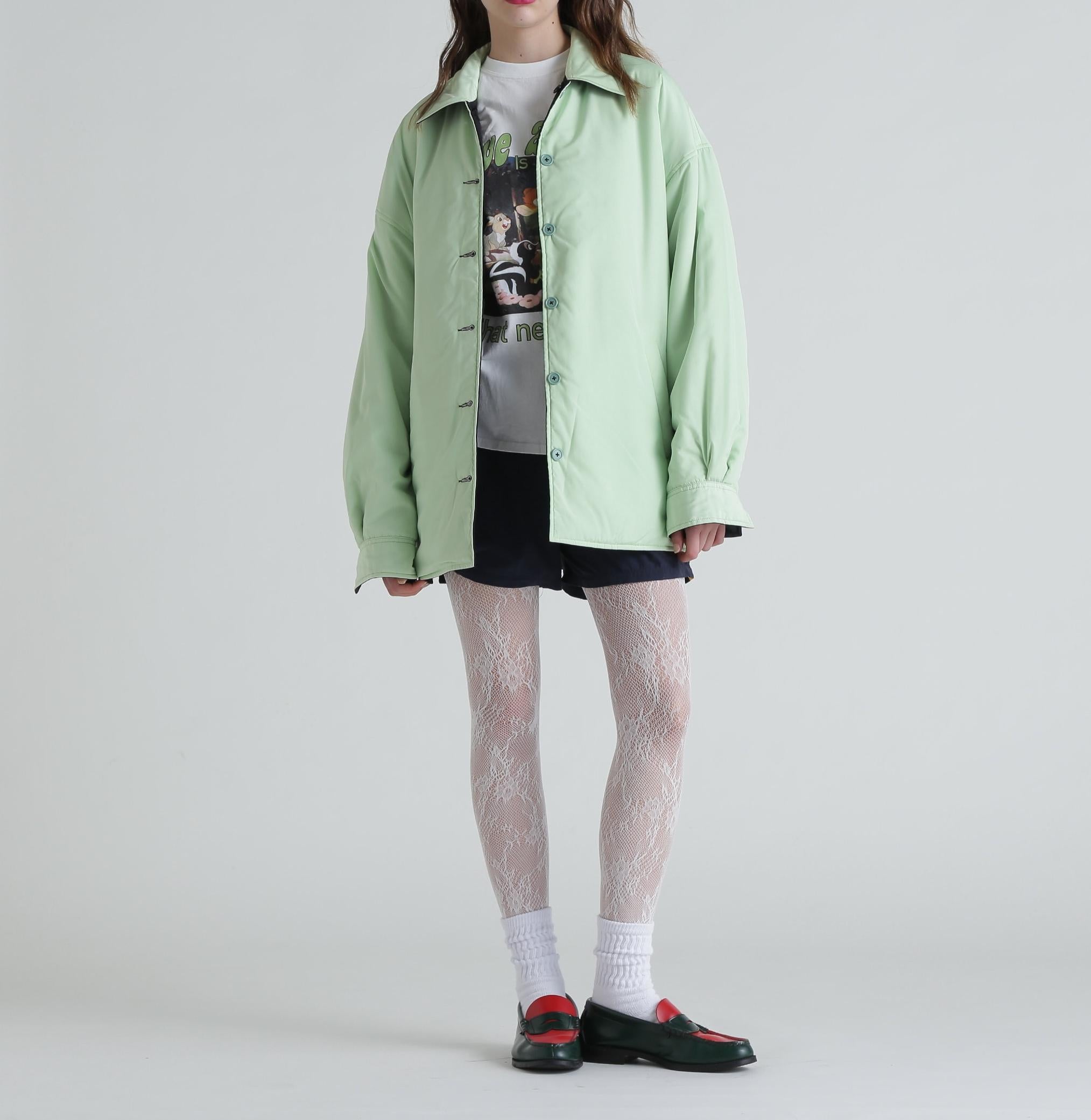 《AVI>EX×Little sunny ite 》>EVE>SIRLE SHI>T/《アヴィレックス×リトルサニーバイト》リバーシブル ブラック