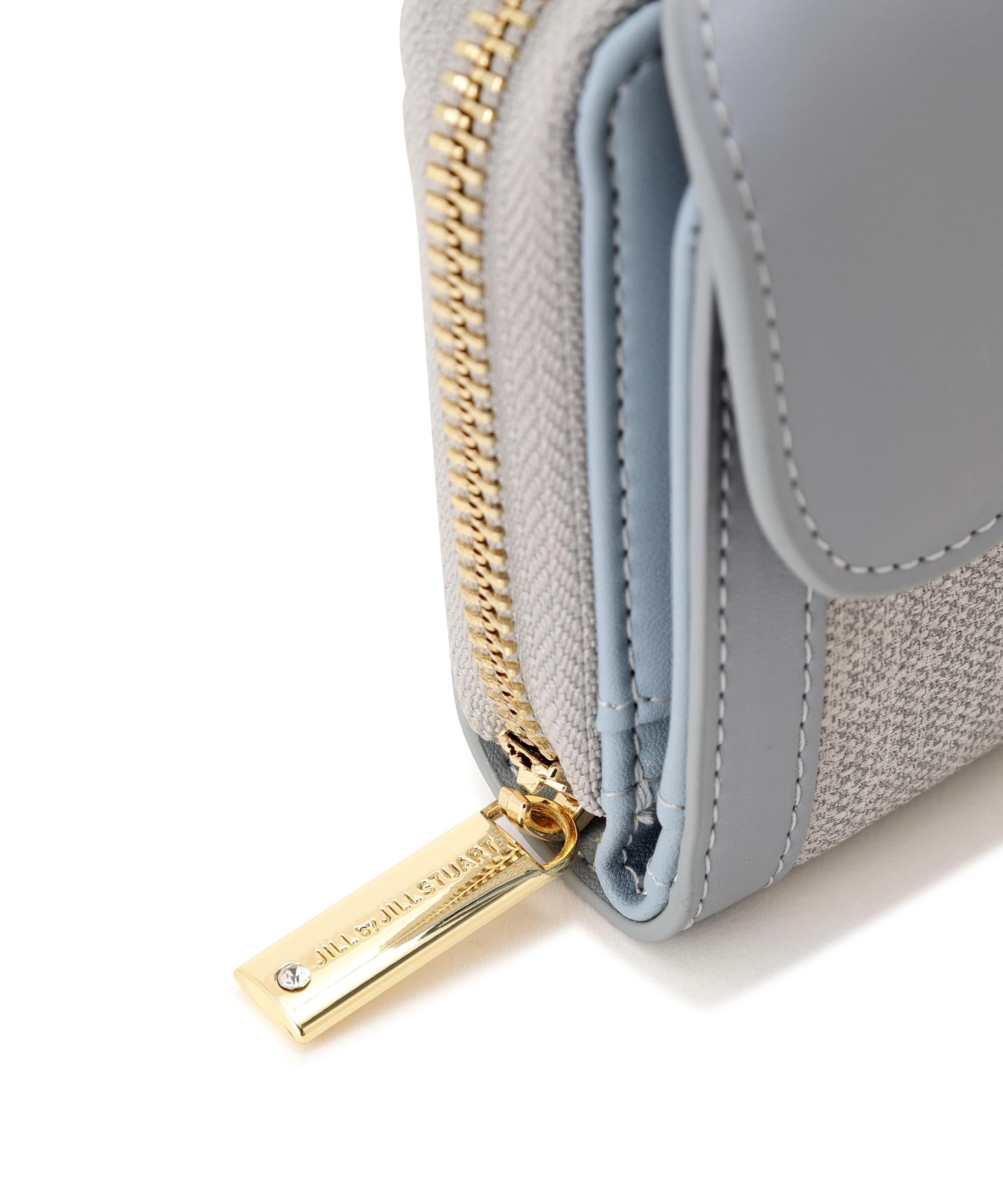 コンビネーションフラップウォレット ブルー