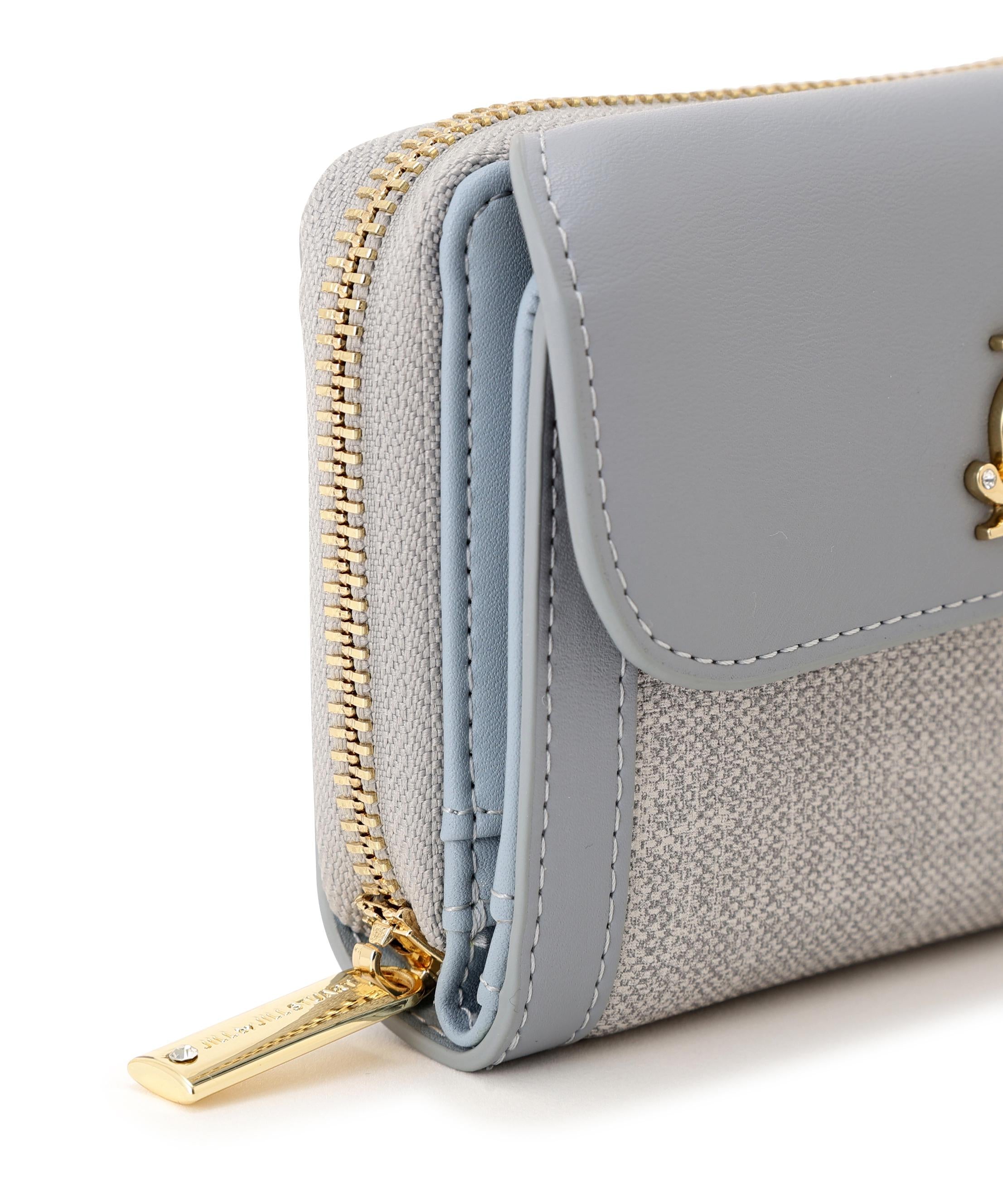 コンビネーションフラップウォレット ブルー