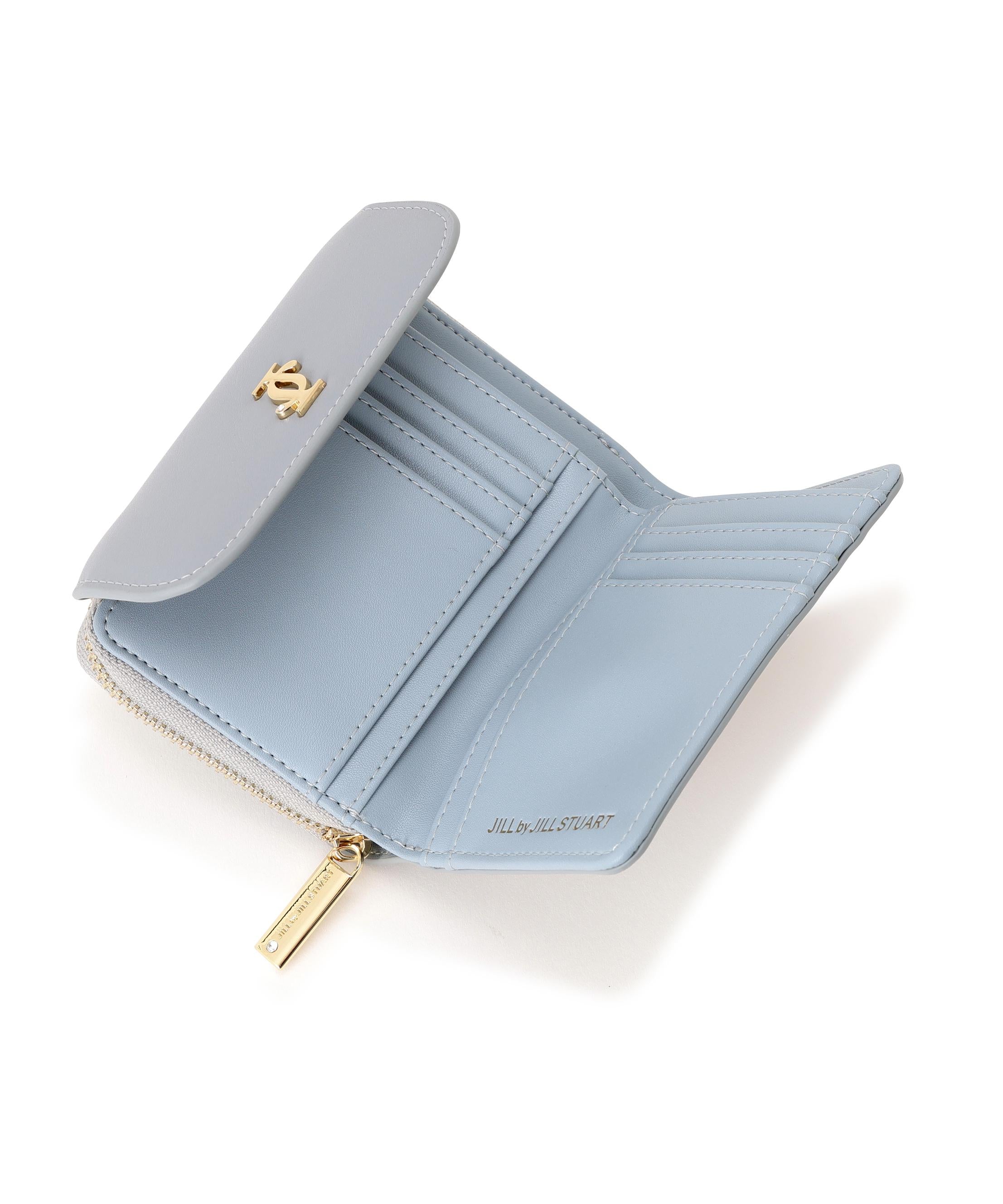 コンビネーションフラップウォレット ブルー