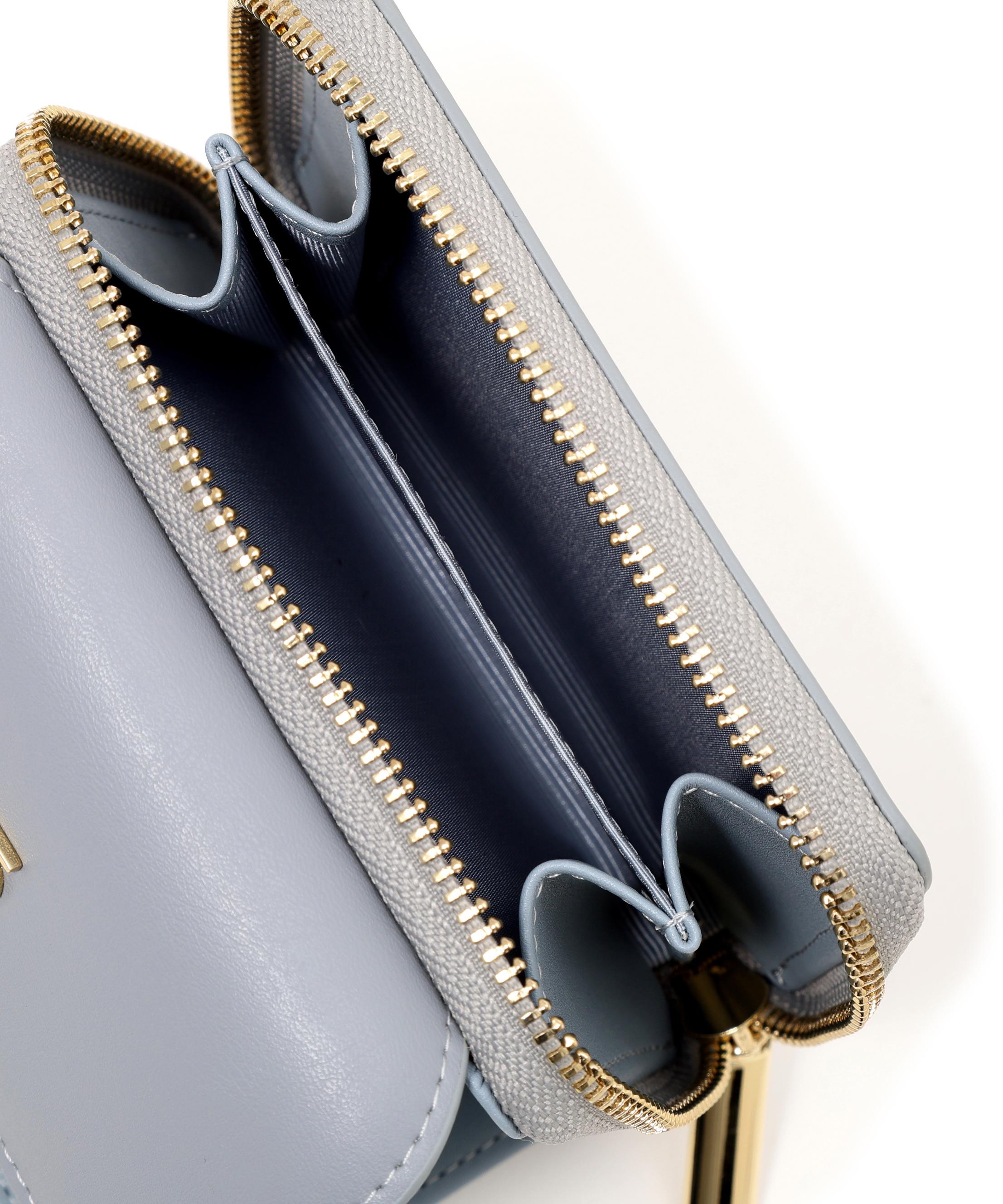 コンビネーションフラップウォレット ブルー