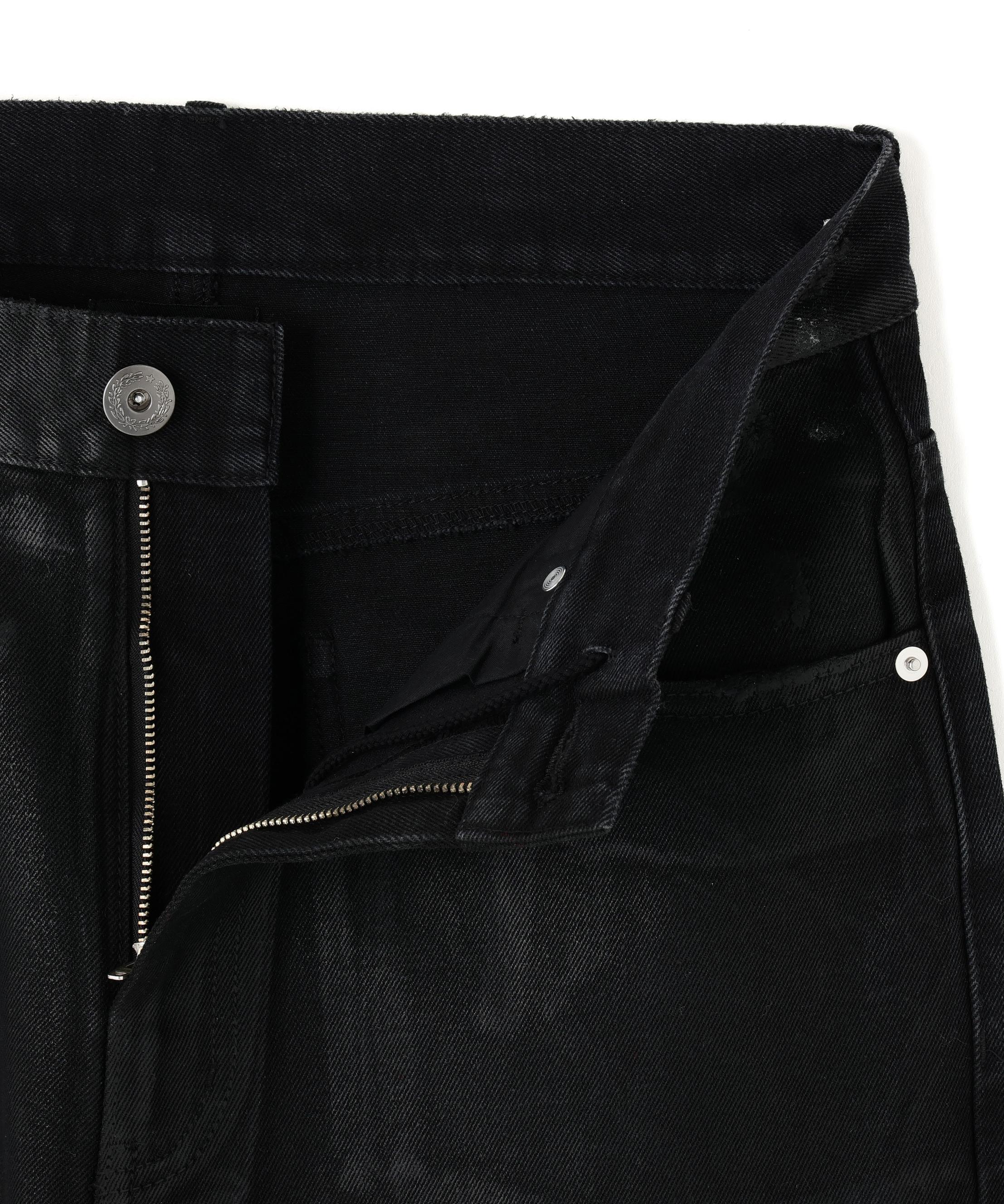 FR(13)NDS /フレンズ/BLACK COATINGFLARE PANTS ブラック