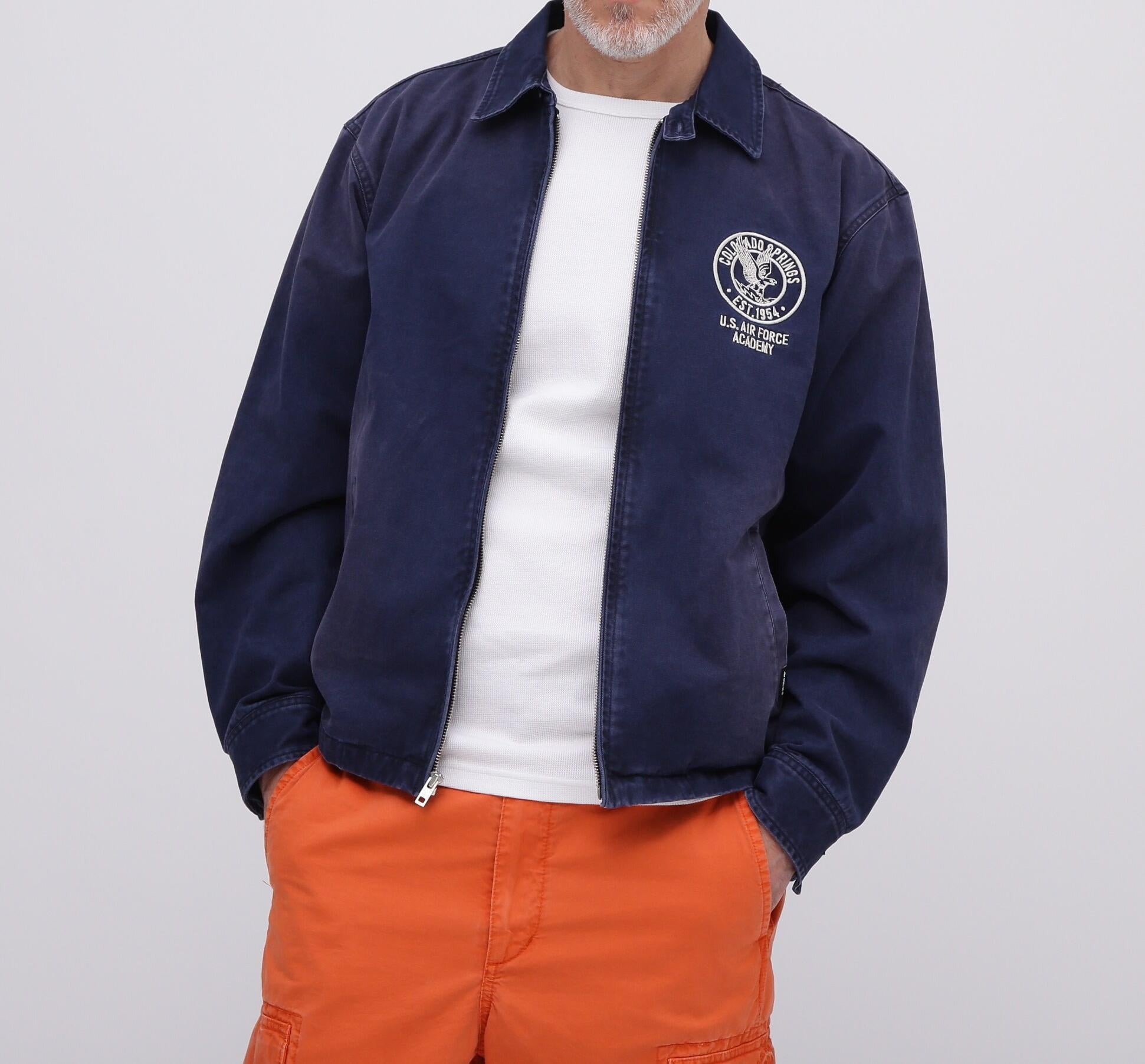 FADE USAF ACADEMY JACKET / フェイド USAF アカデミー ジャケット / AVI>EX / アヴィレックス ネイビー