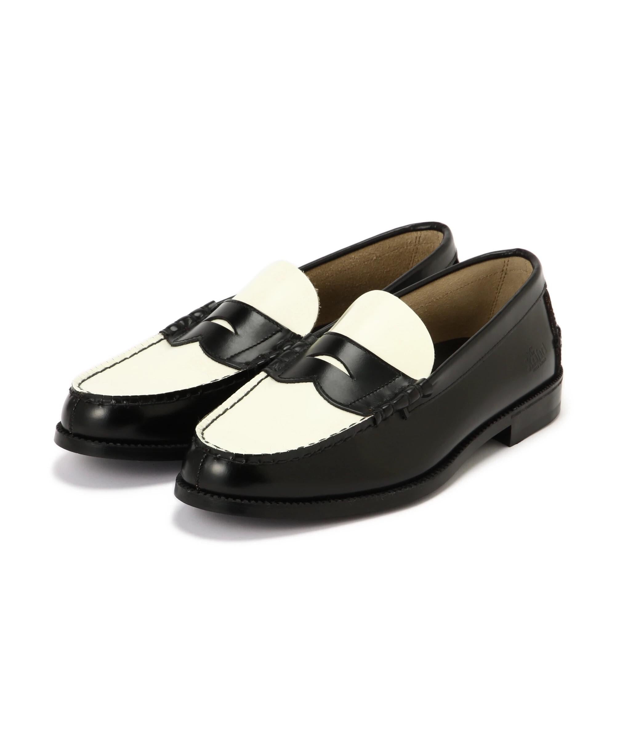 The Kenford Fineshoes/COMBI LOAFERS/BLACK WHITE