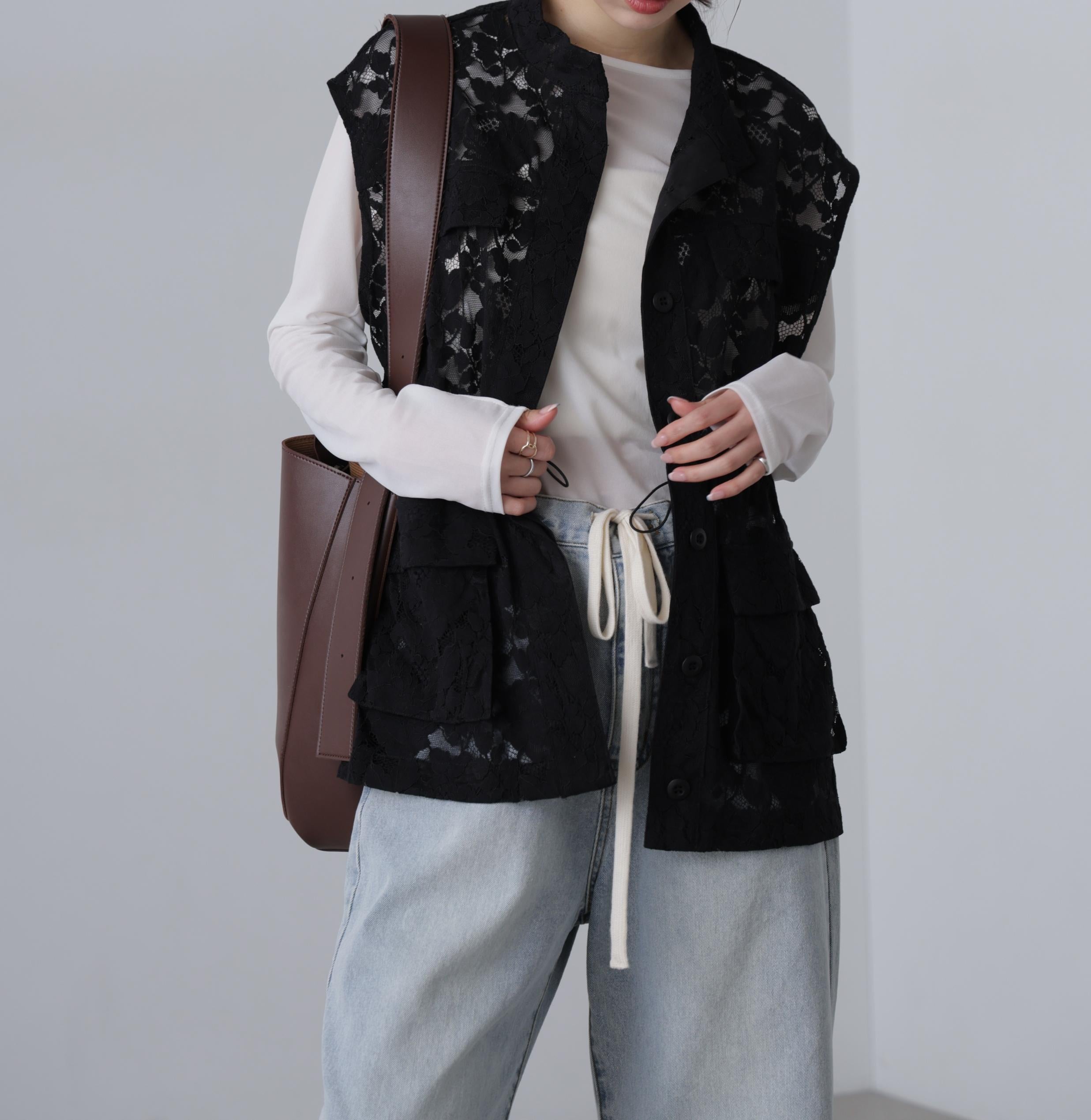 レースジレ ブラック