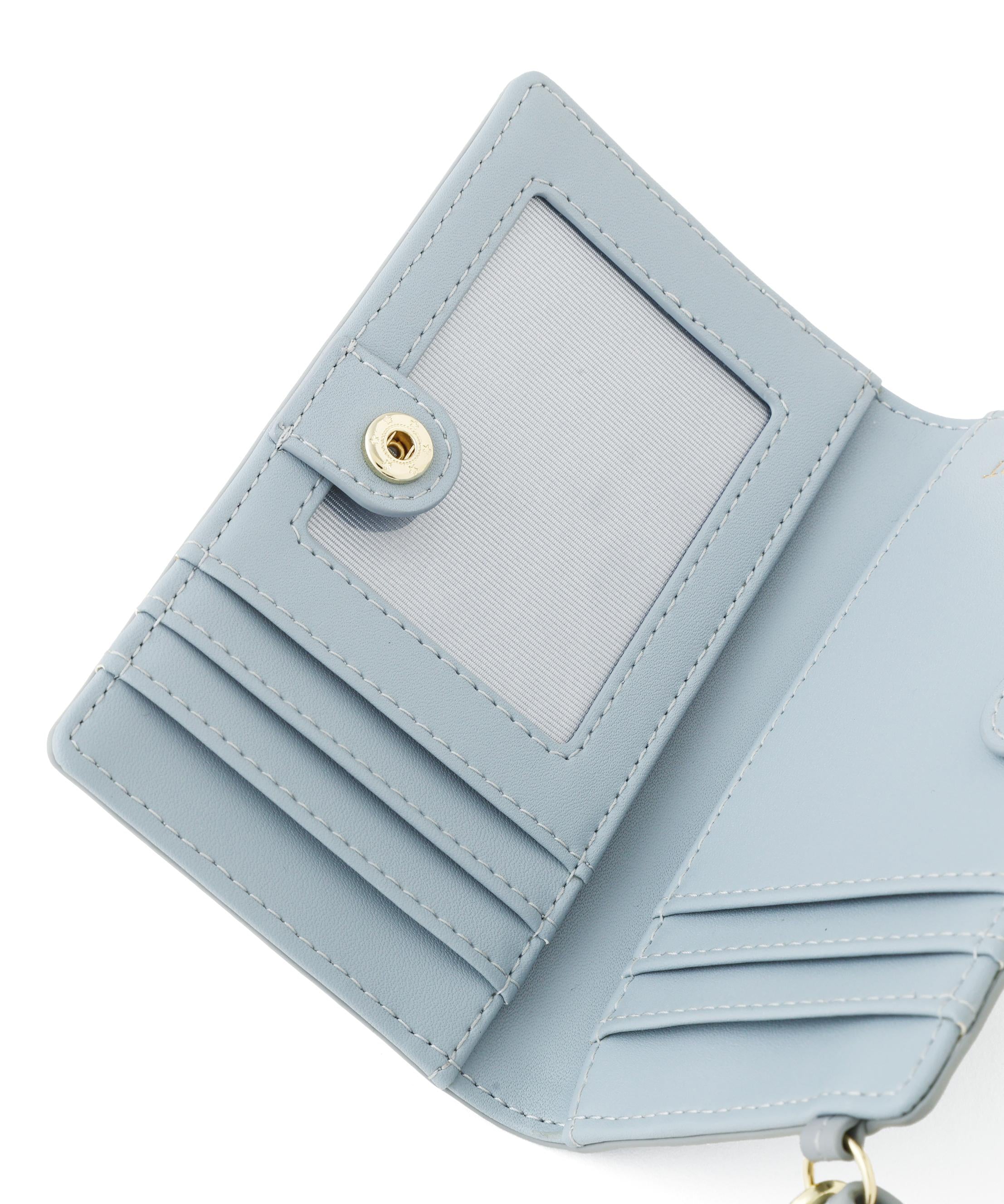 コンビネーションパスケース ブルー