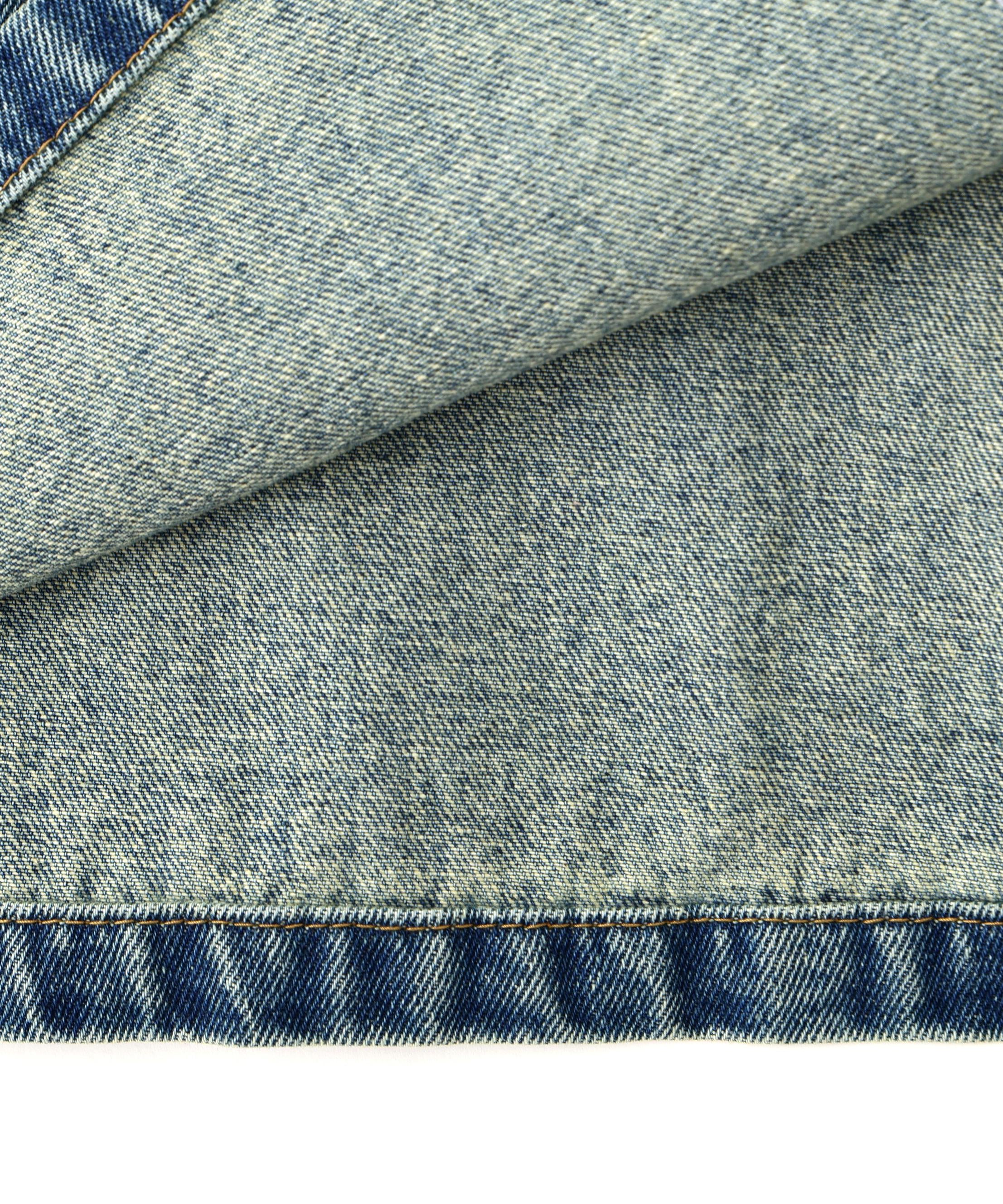 WAPPEN DENIM LONG SKIRT ユーズド2