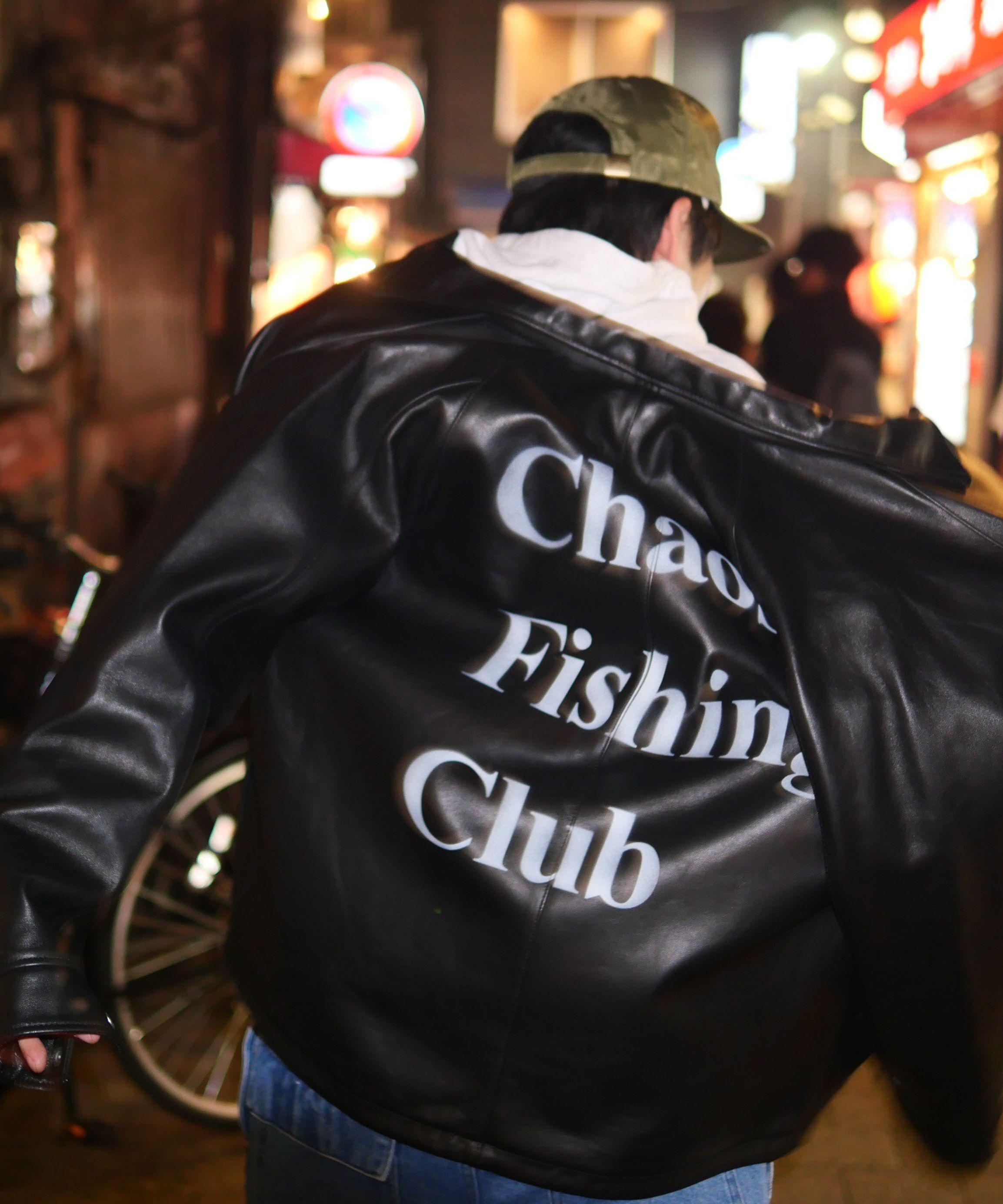 Chaos Fishing Club×Schott×BEAVER 別注SHEEP COACH JKT ブラック