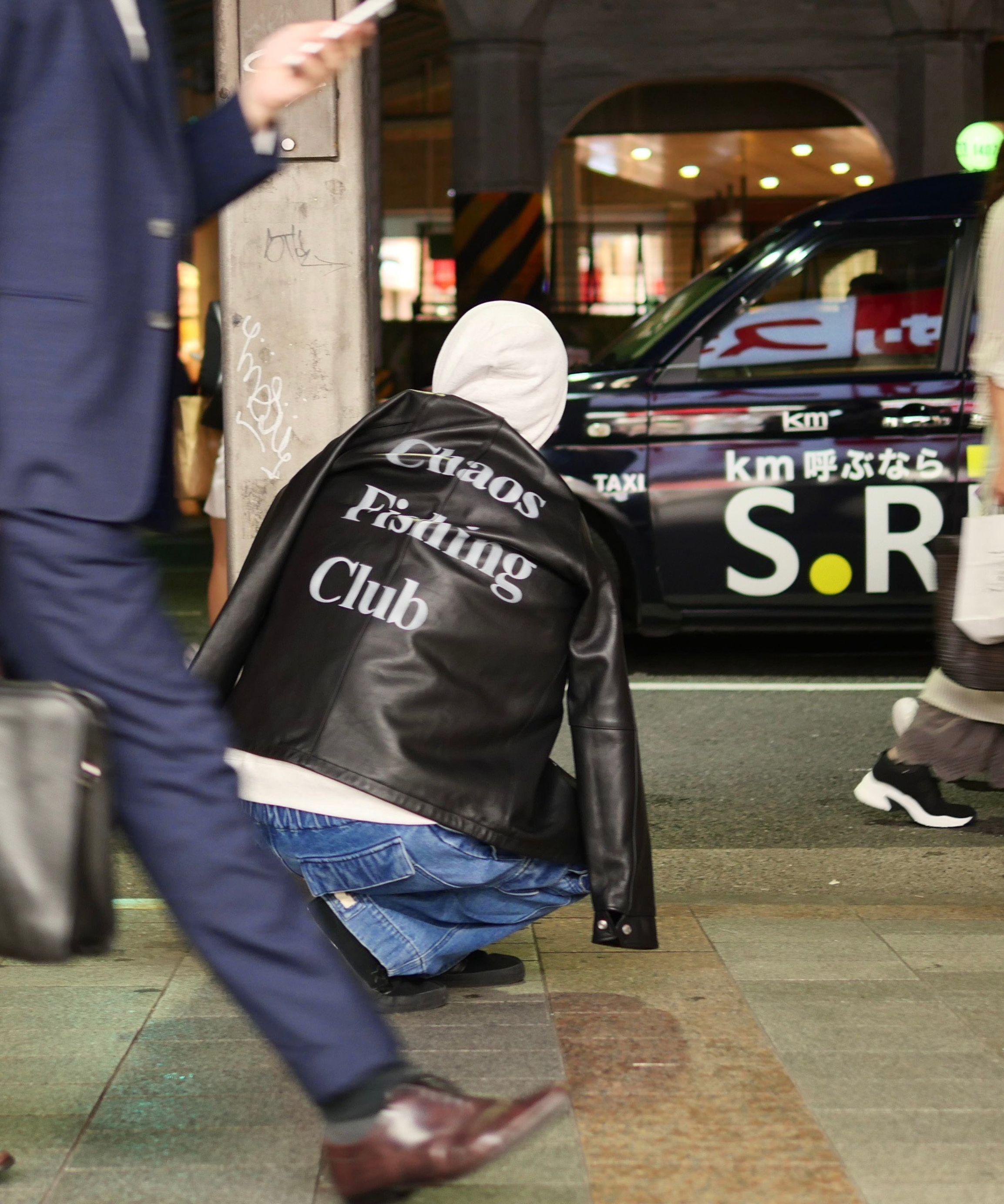 Chaos Fishing Club×Schott×BEAVER 別注SHEEP COACH JKT ブラック