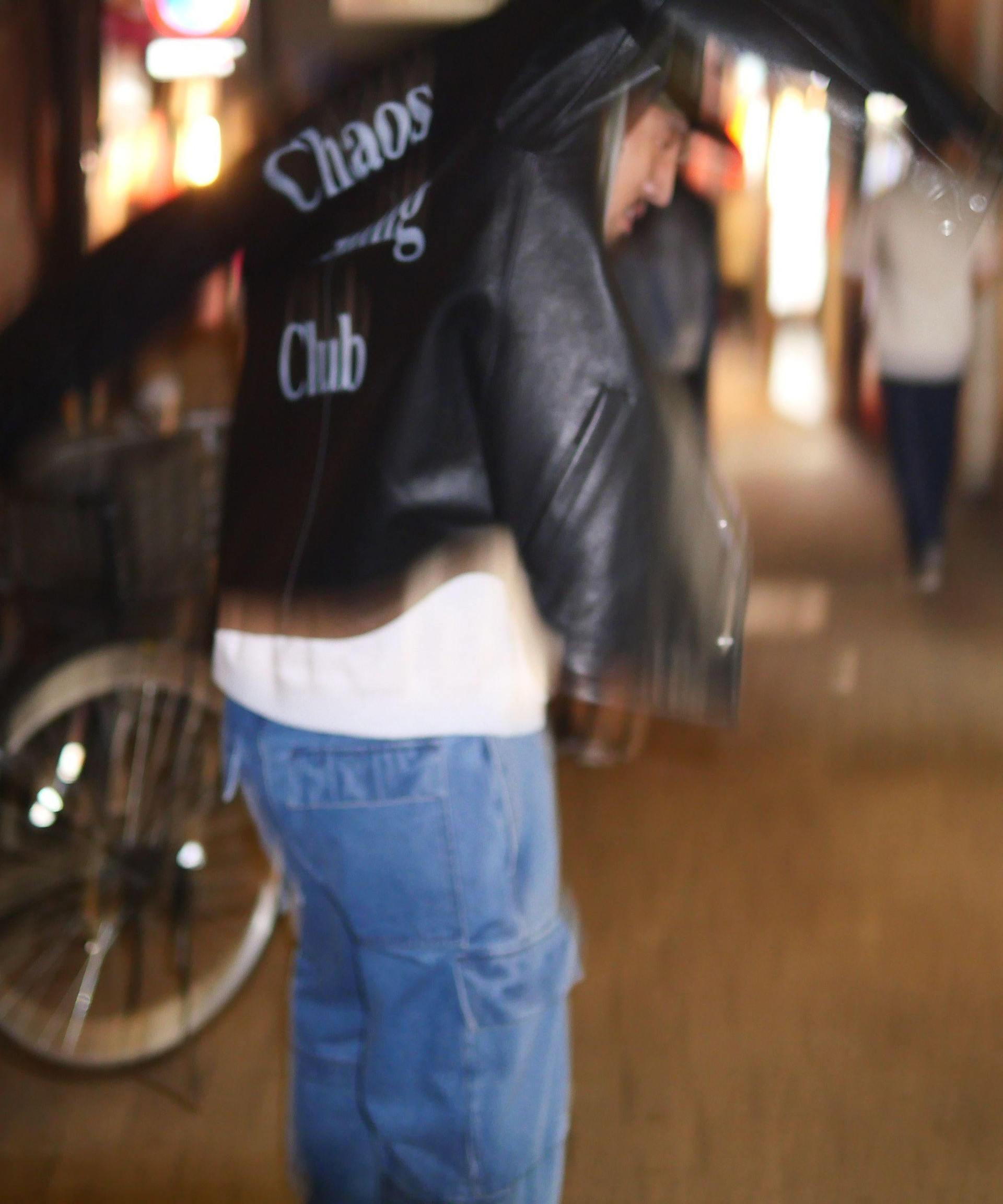 Chaos Fishing Club×Schott×BEAVER 別注SHEEP COACH JKT ブラック