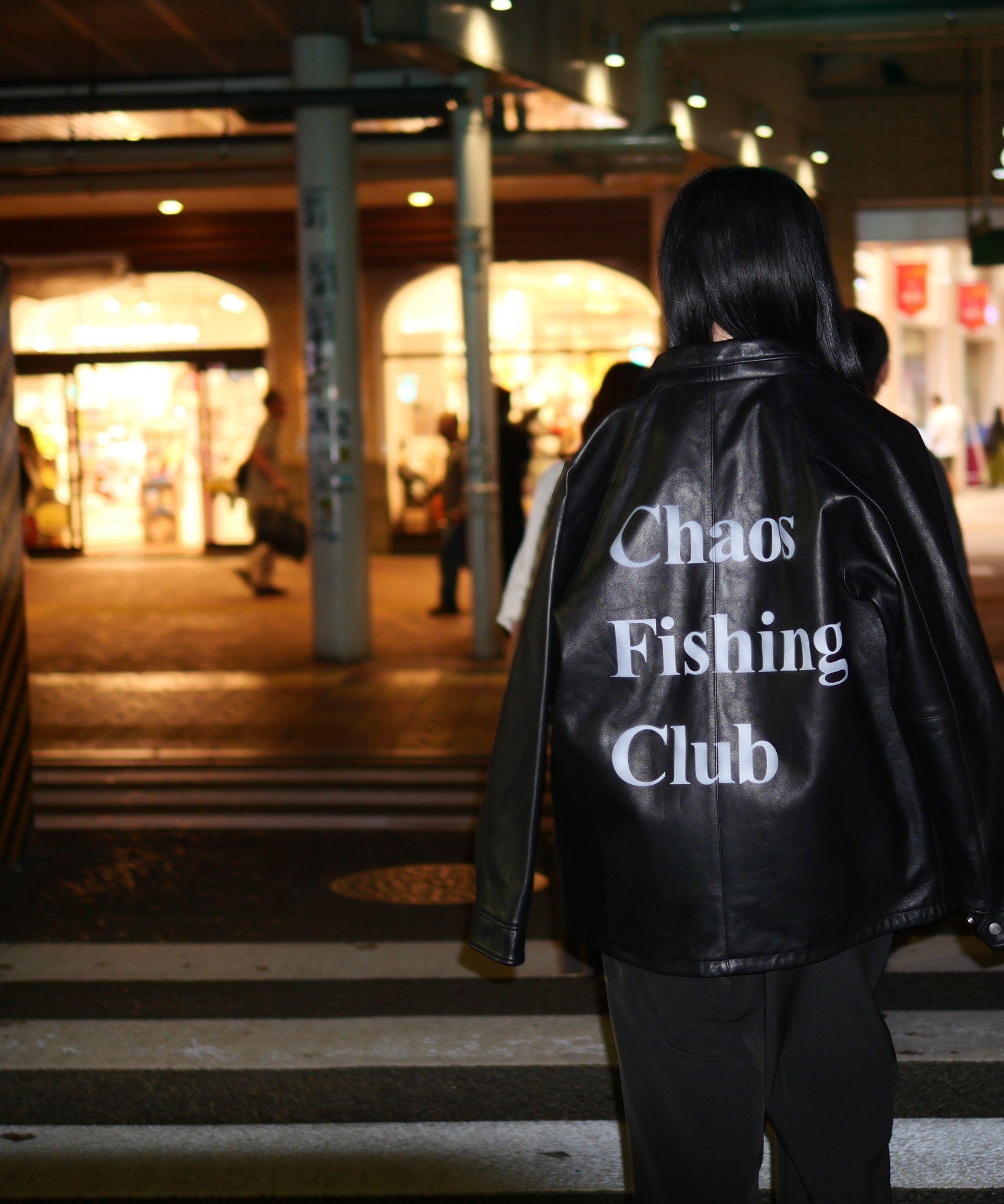Chaos Fishing Club×Schott×BEAVER 別注SHEEP COACH JKT ブラック