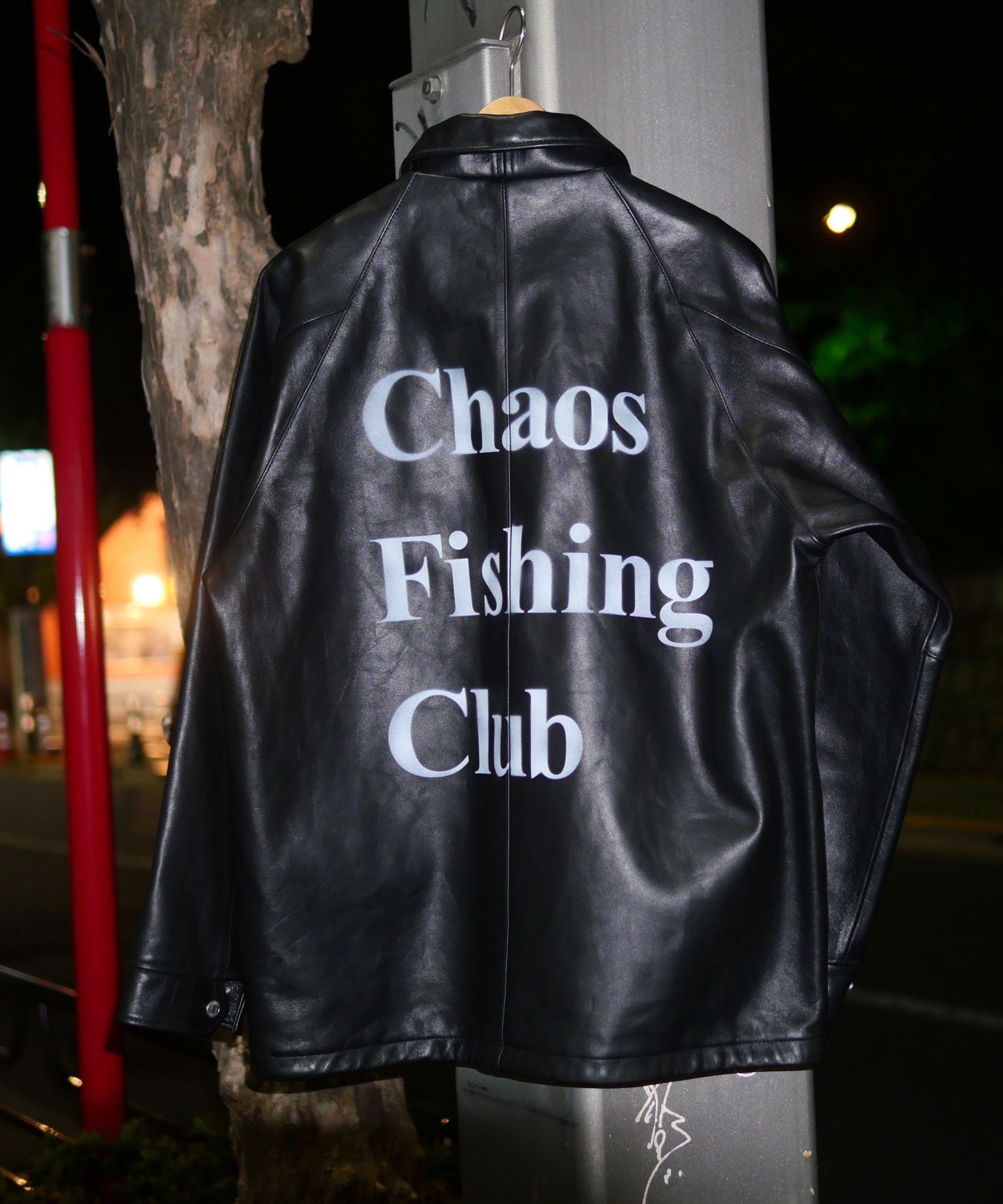 Chaos Fishing Club×Schott×BEAVER 別注SHEEP COACH JKT ブラック