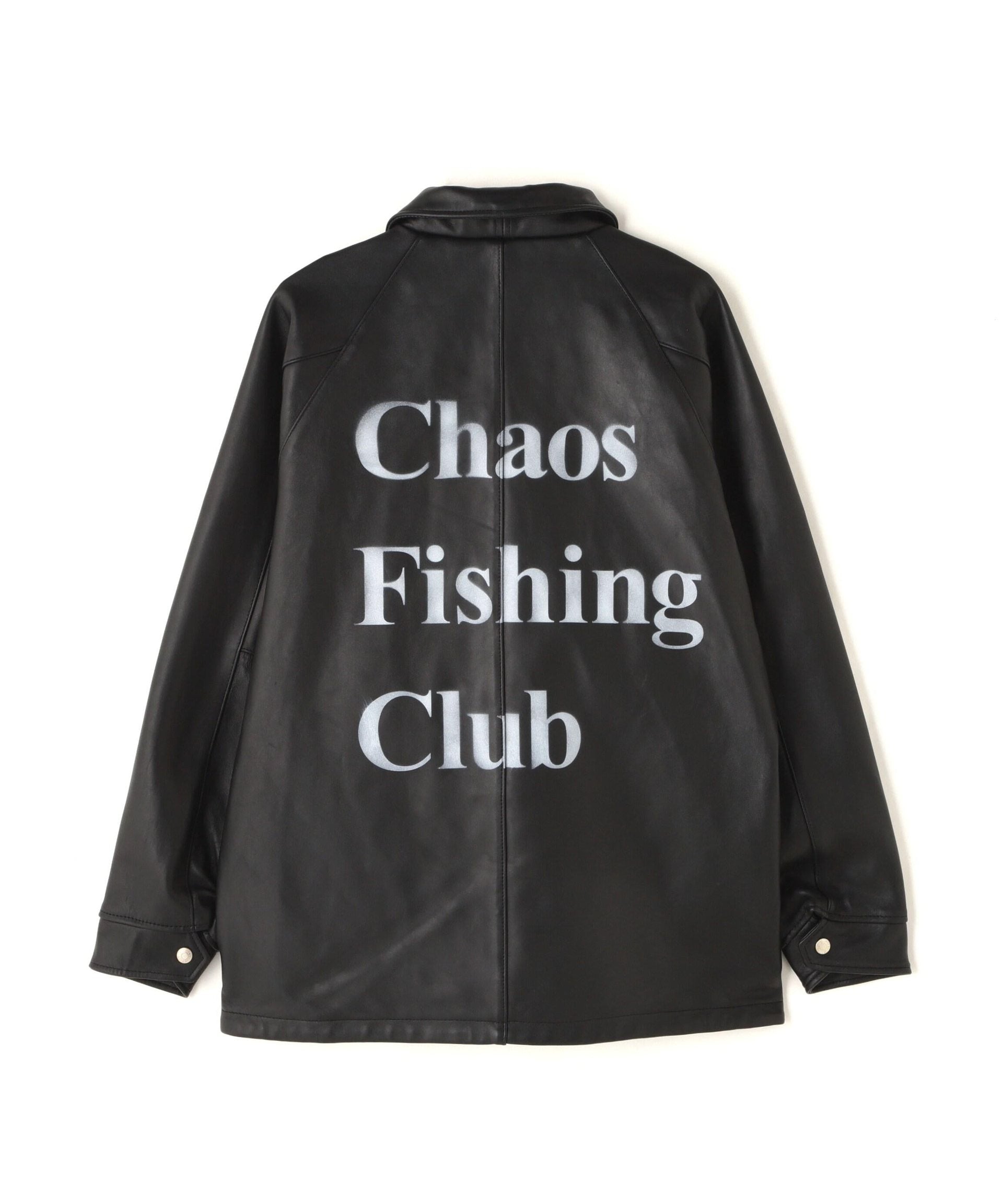 Chaos Fishing Club×Schott×BEAVER 別注SHEEP COACH JKT ブラック