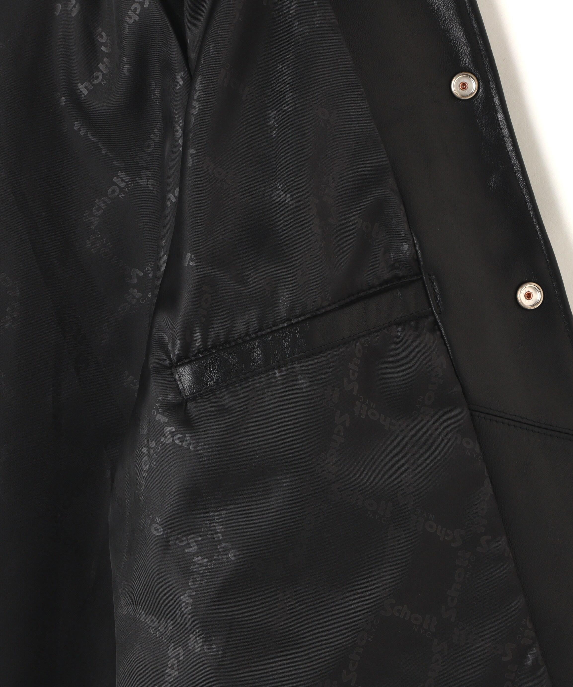 Chaos Fishing Club×Schott×BEAVER 別注SHEEP COACH JKT ブラック