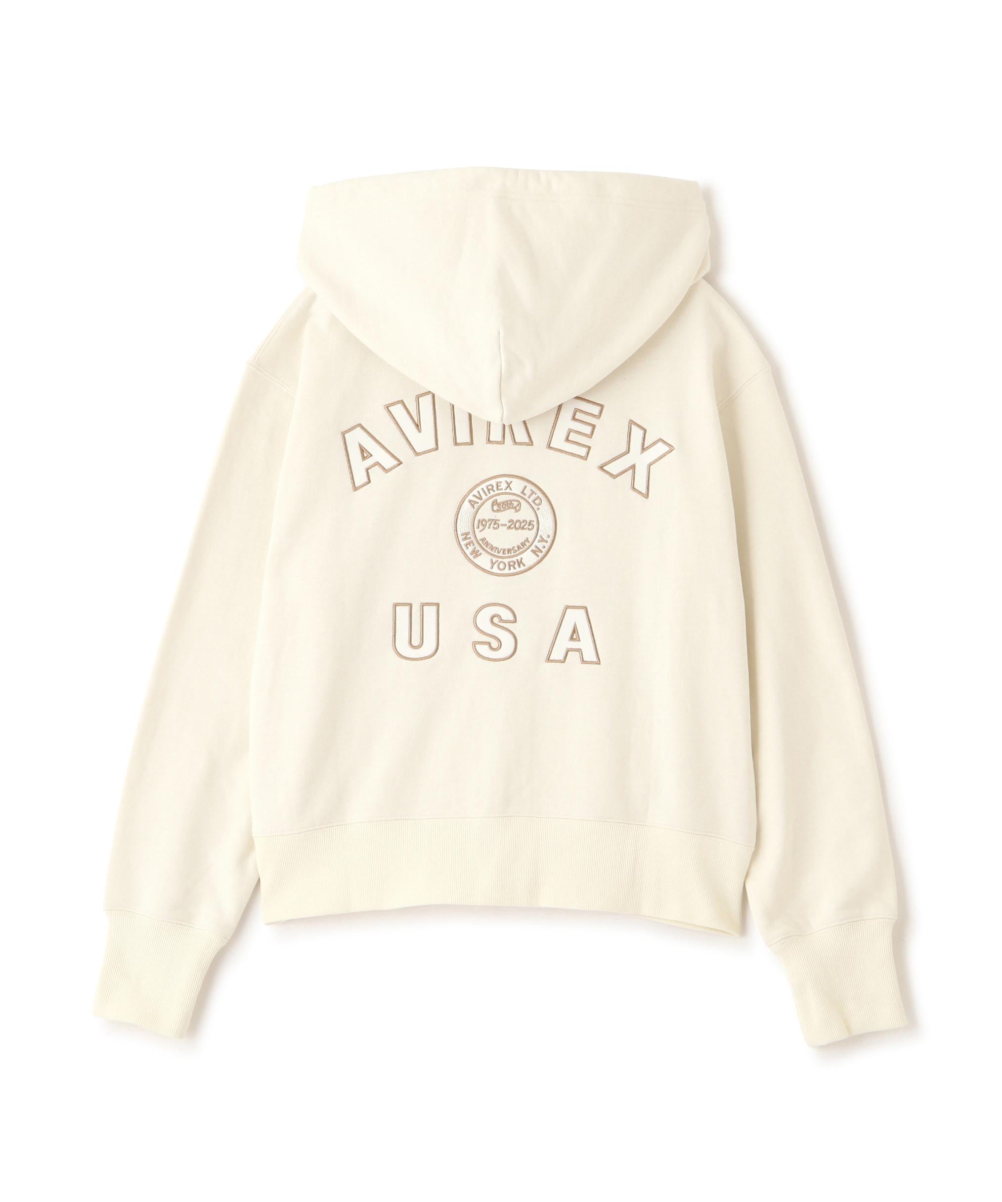 《WOMAN》AVIREX 50th VARSITY PARKA/バーシティーパーカー オフホワイト3