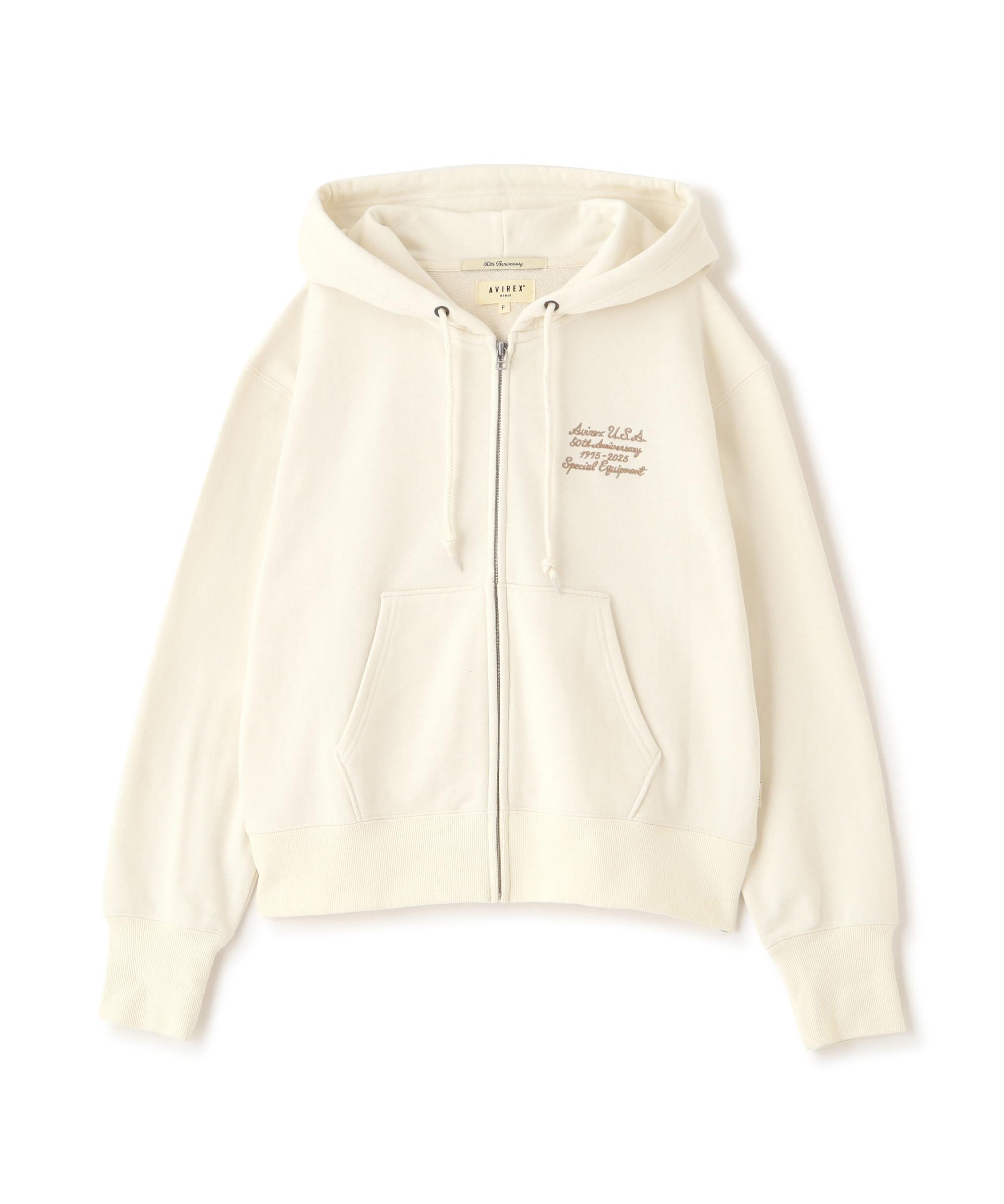 《WOMAN》AVIREX 50th VARSITY PARKA/バーシティーパーカー オフホワイト3