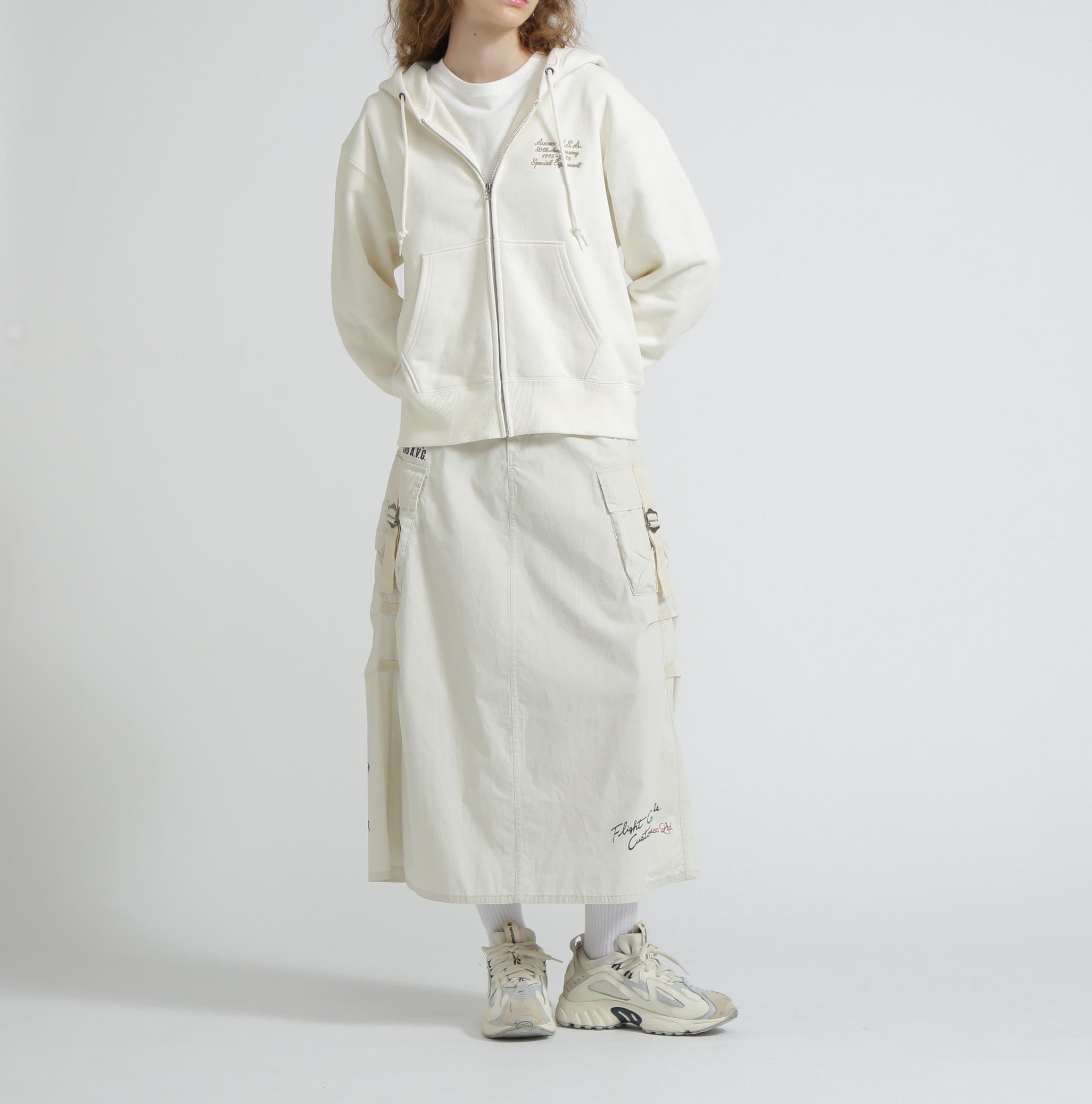 《WOMAN》AVIREX 50th VARSITY PARKA/バーシティーパーカー オフホワイト3