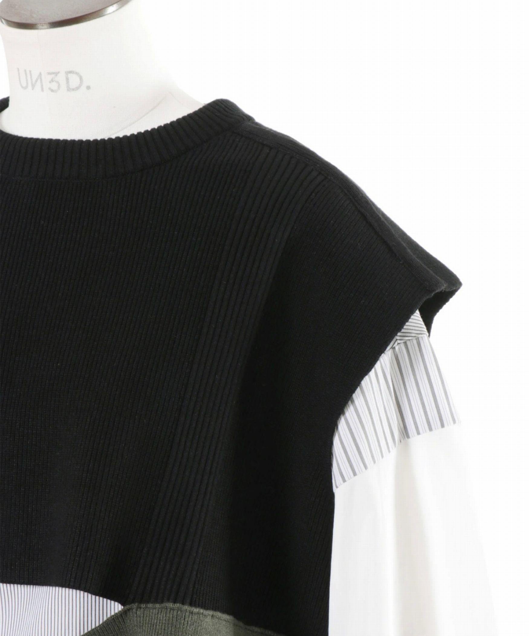 UN3D./アンスリード/KNIT VEST DOCKING SHIRT/ニットベストドッキングシャツ アザー3