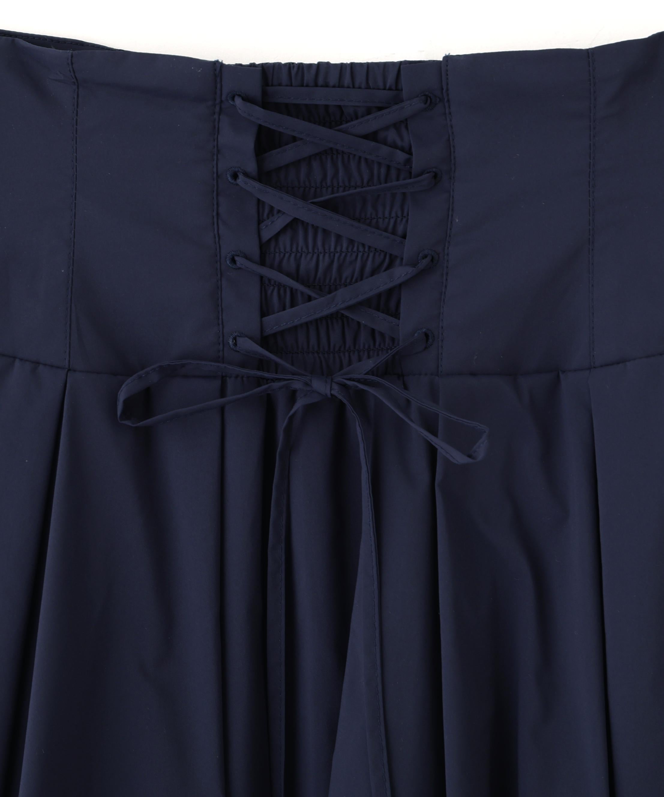 ロングバルーンスカート ネイビー