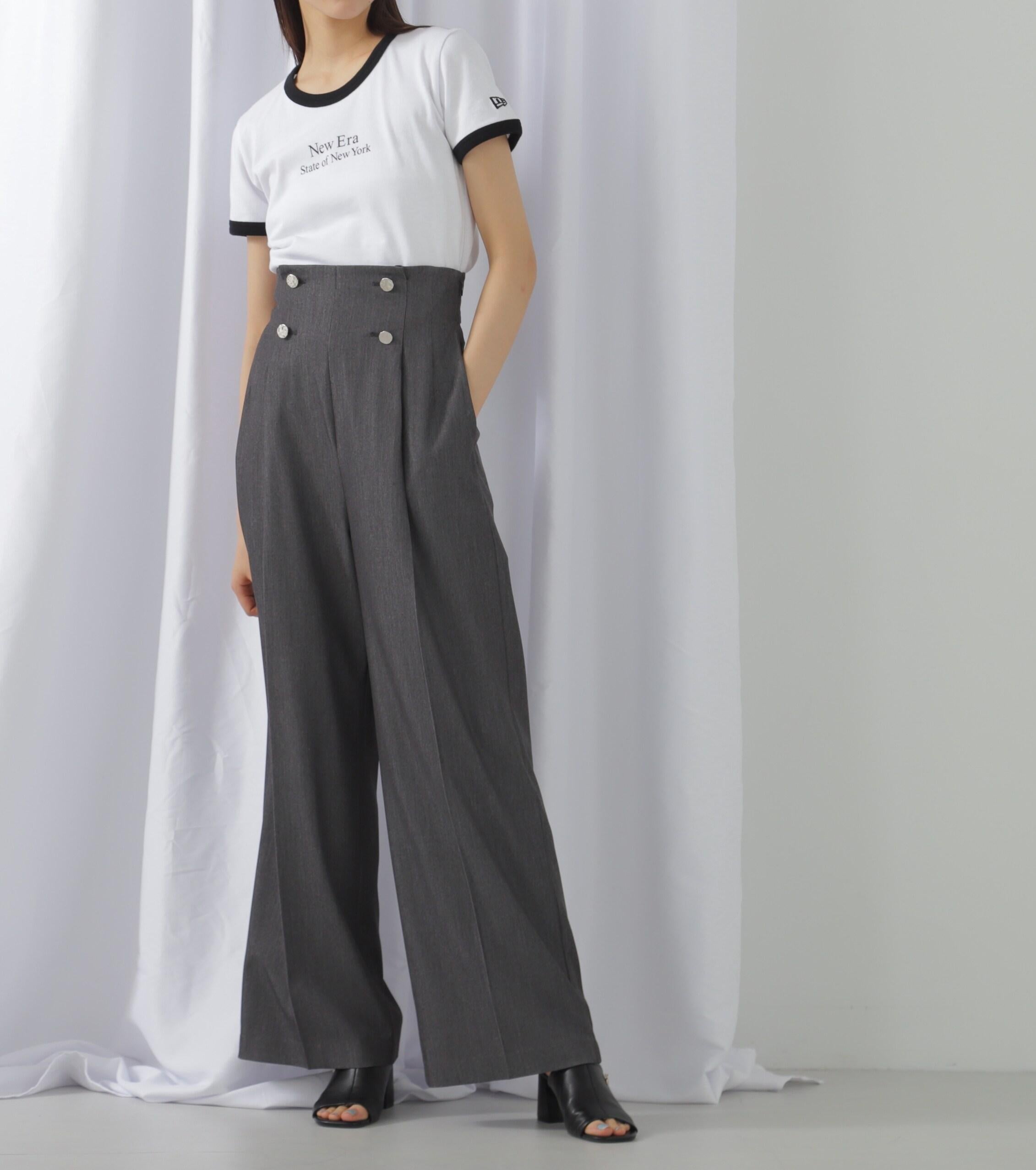 ハンマーメタルワイドパンツ シャンブレー