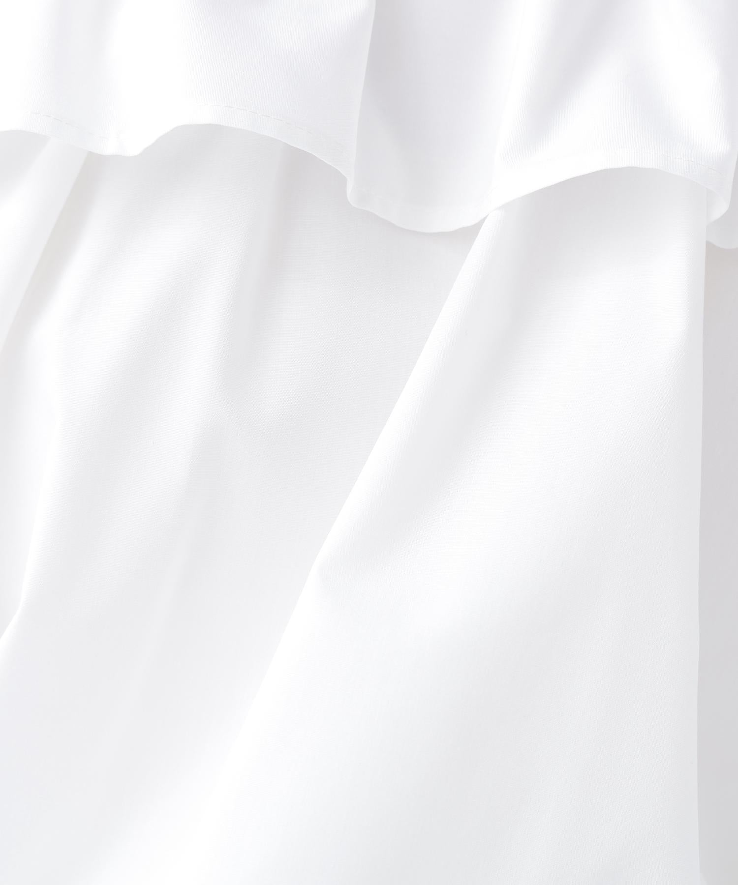 ショルダーリボンブラウス オフホワイト1