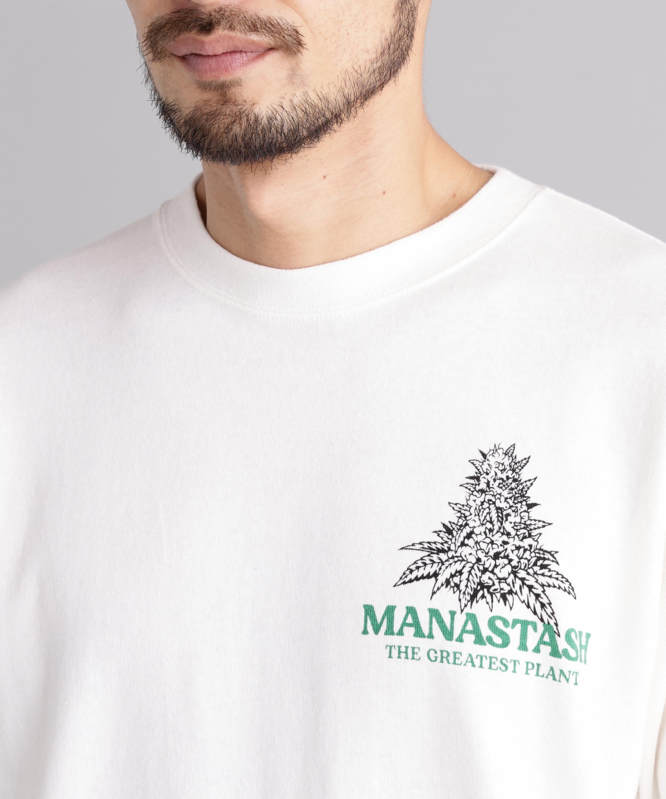 MANASTASH/マナスタッシュ/HEMP TEE TGP ホワイト
