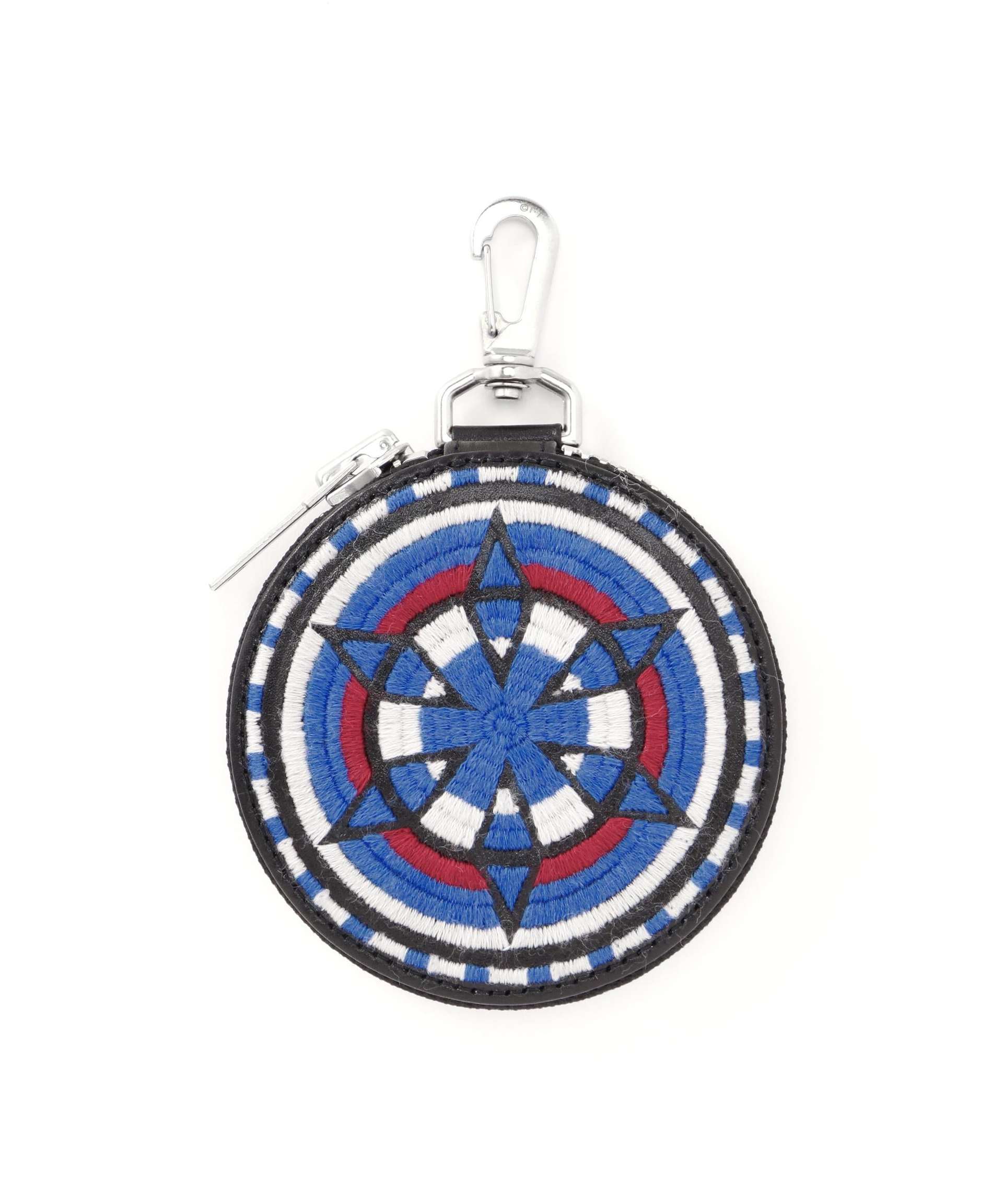 Rlackmeans/ブラックミーンズ/×ゴレンジャー LEATHE> COIN CASE ブルー