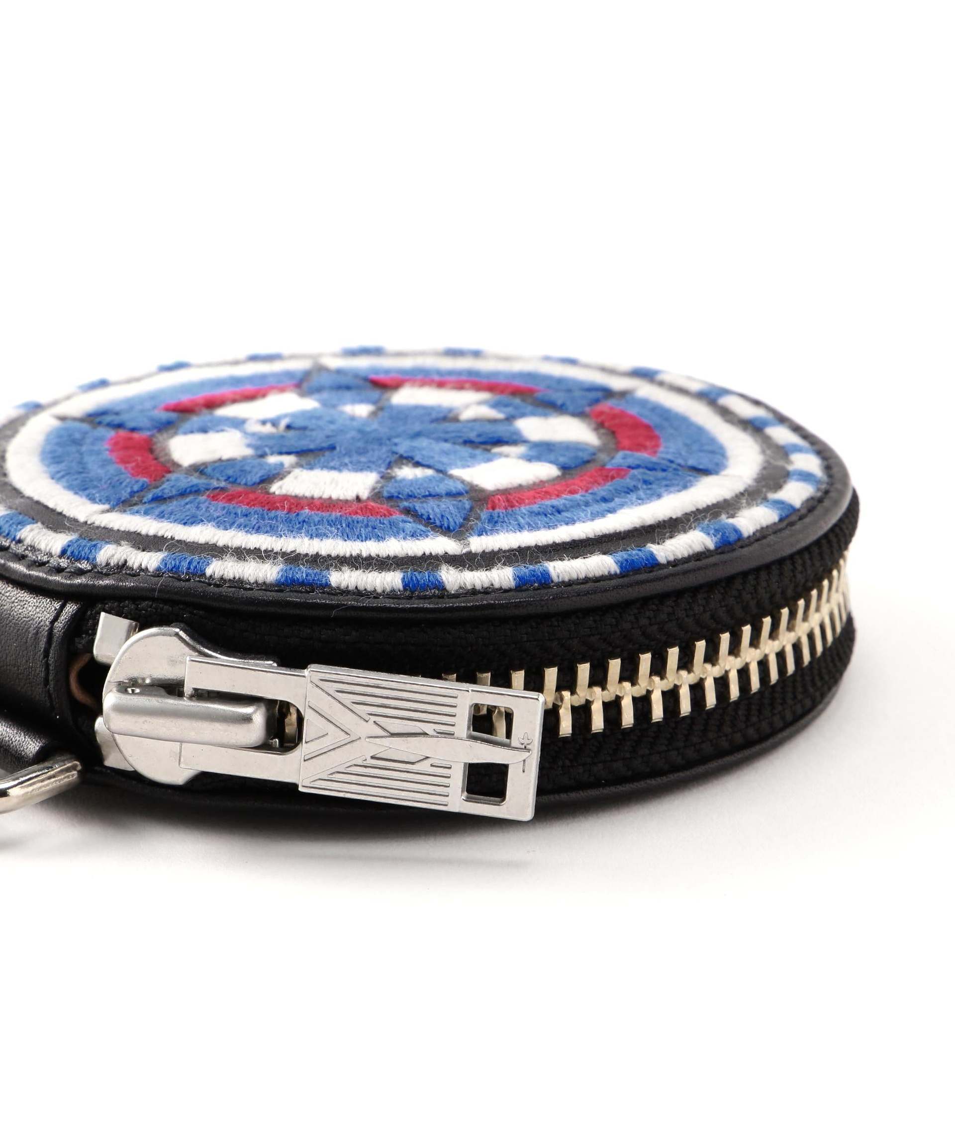 Rlackmeans/ブラックミーンズ/×ゴレンジャー LEATHE> COIN CASE ブルー