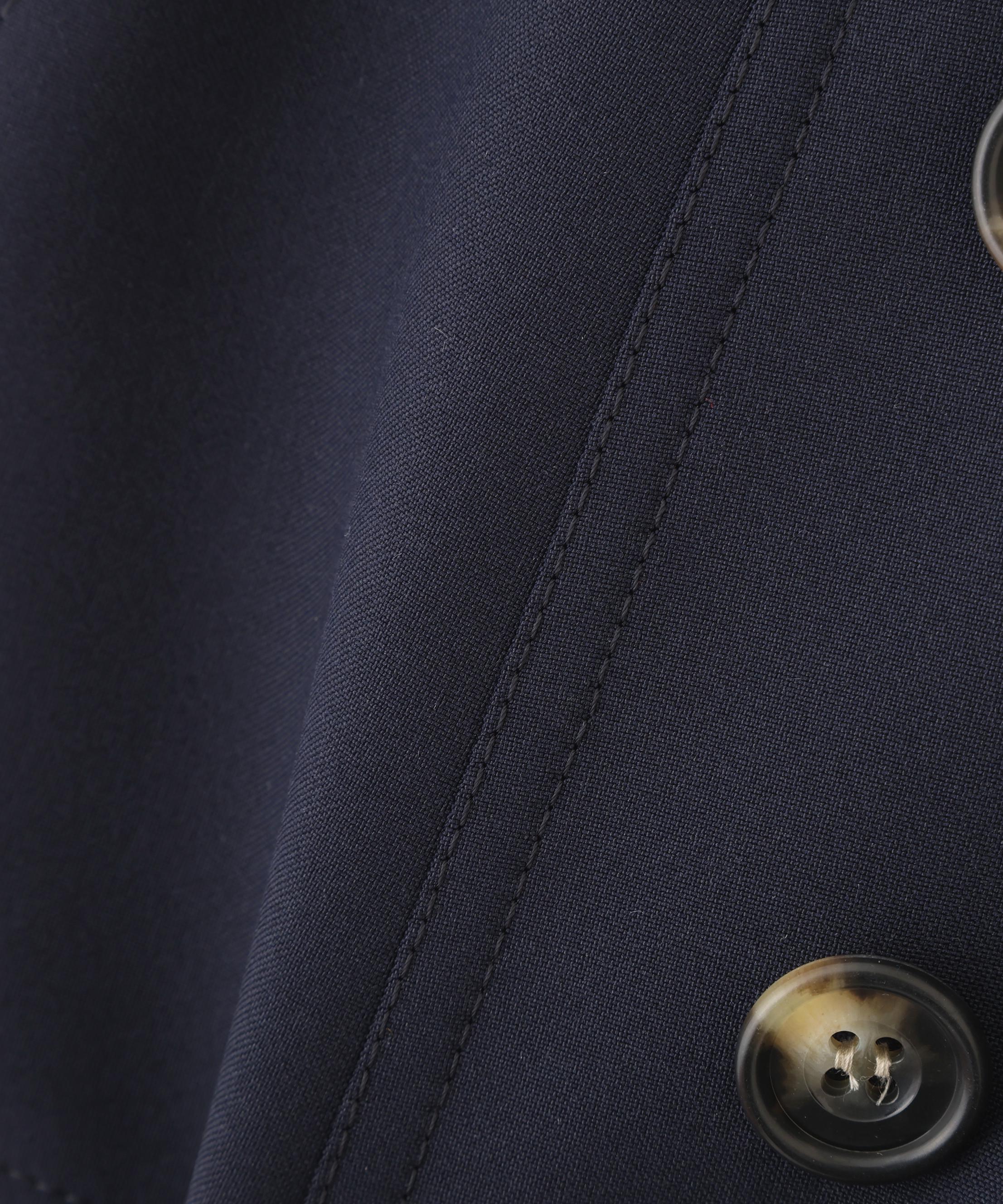 ソフトオックスプリーツスカート ネイビー