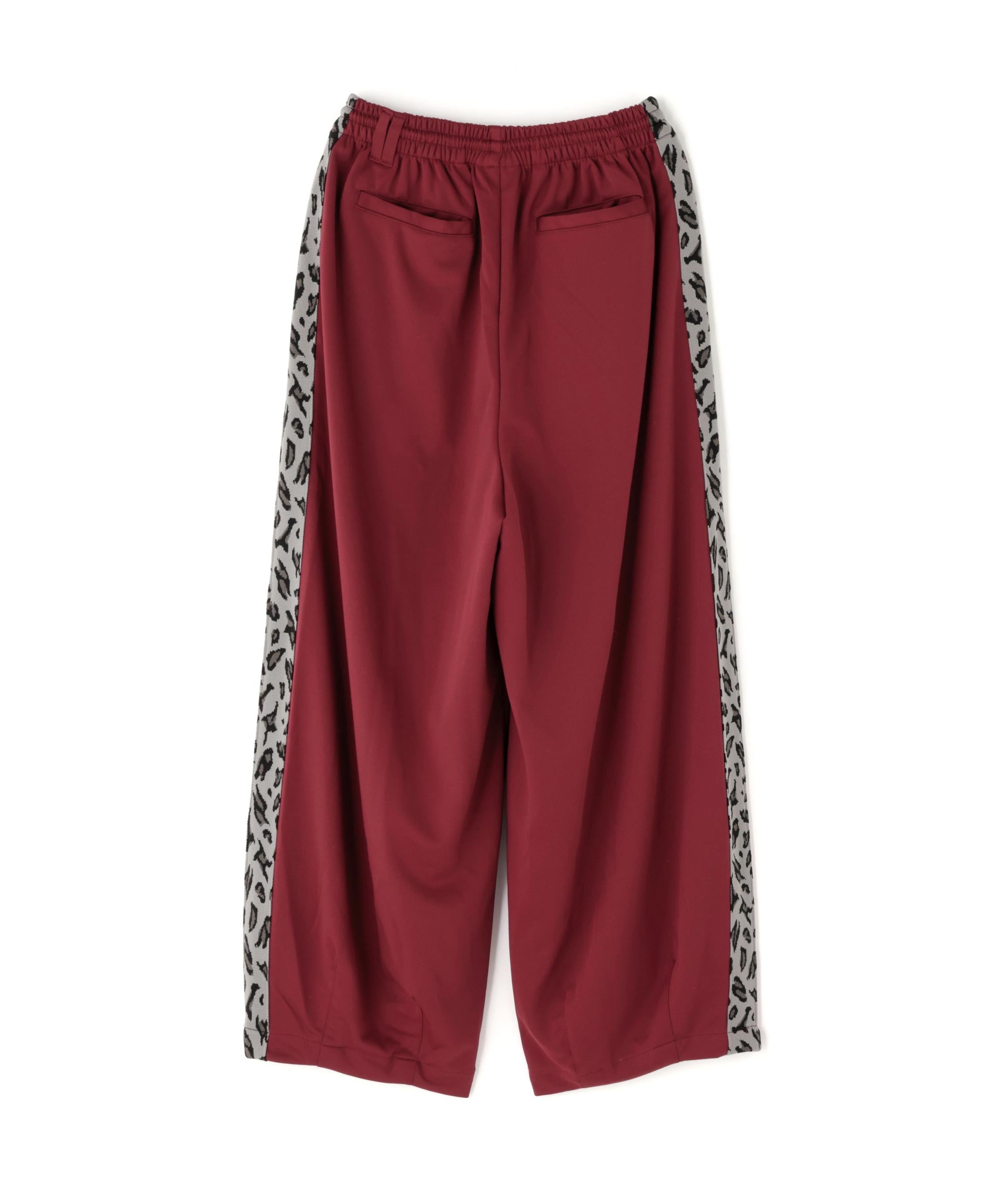 NOT4NERD/ノットフォーナード/LEOPARD LINE BALLOON PANTS レッド