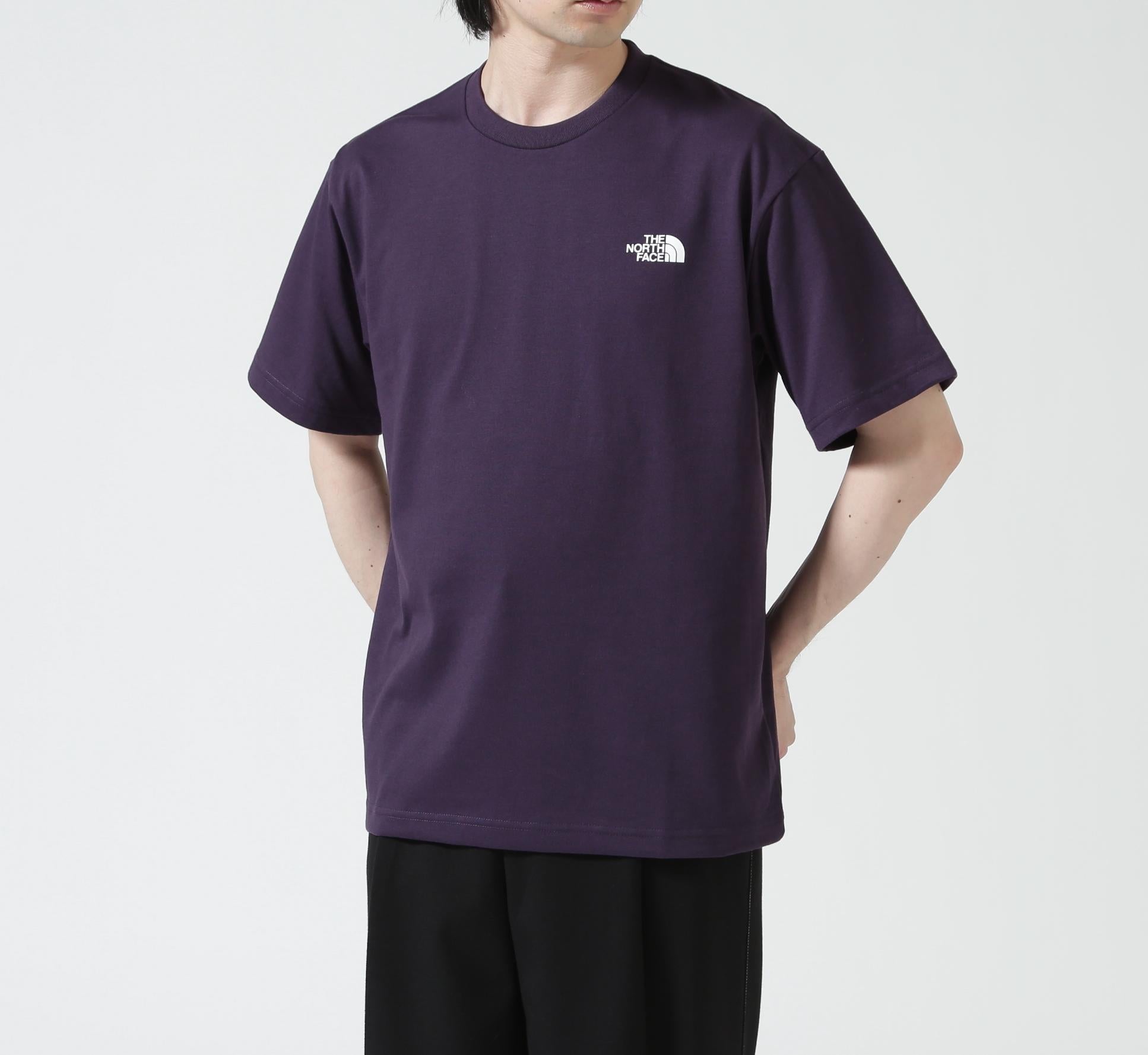 THE NORTH FACE S/S Bandana Square Logo Tee ダークグレー6